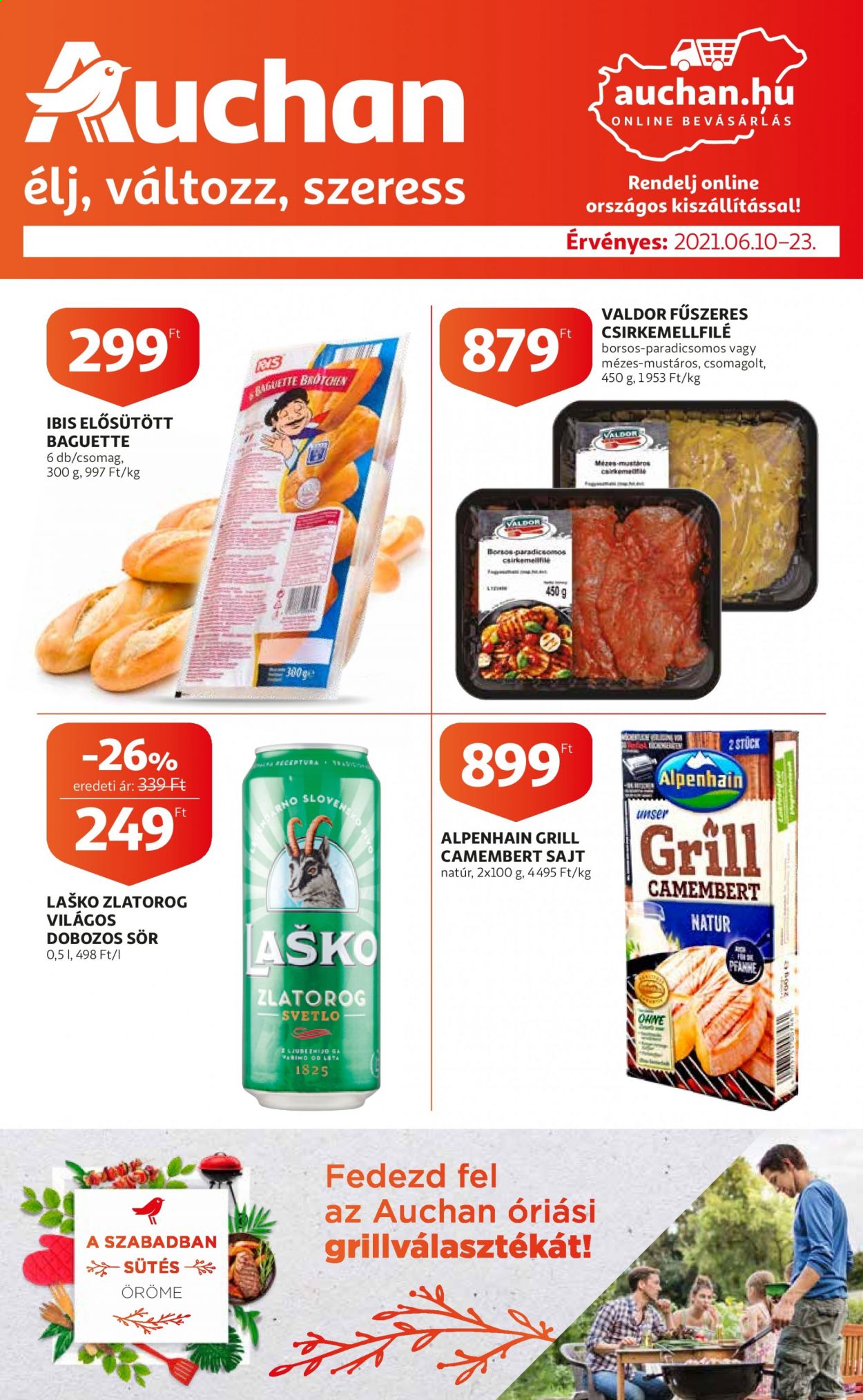 Auchan akciós újságok - 2021.06.10 - 2021.06.23. Oldal 1