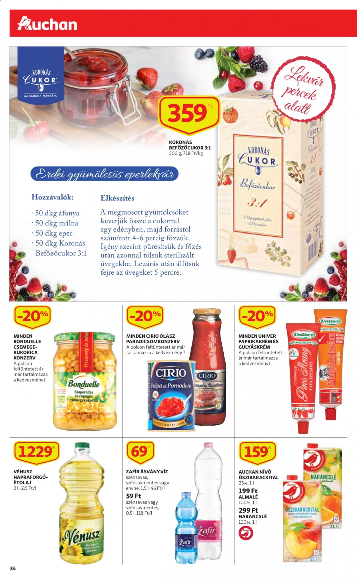 Auchan akciós újságok - 2021.06.10 - 2021.06.16. Oldal 34