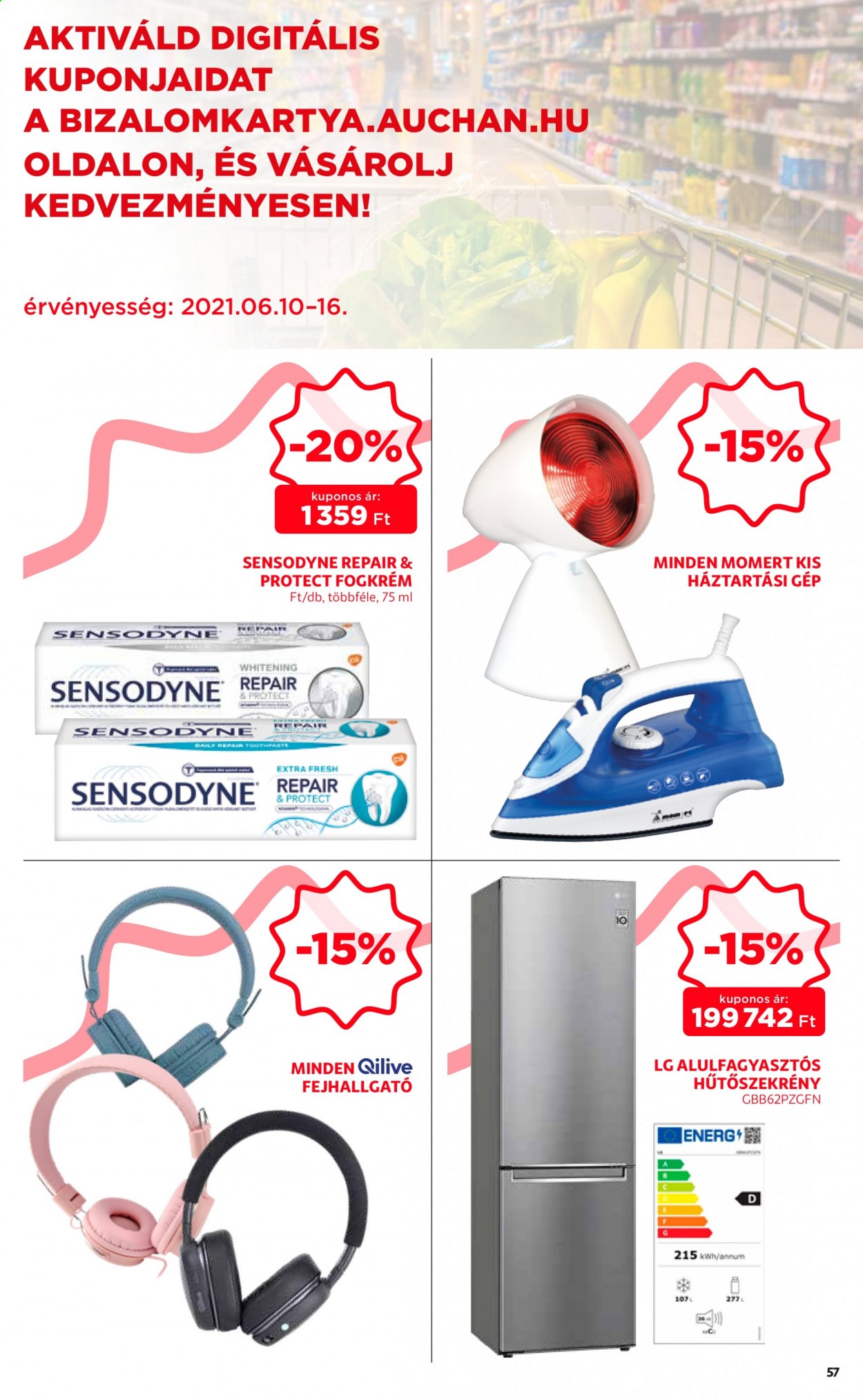 Auchan akciós újságok - 2021.06.10 - 2021.06.16. Oldal 57