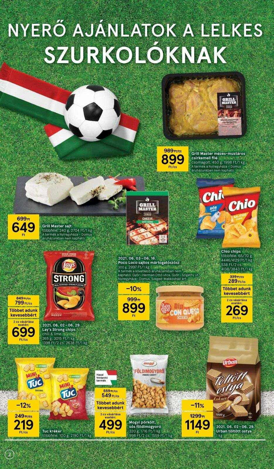 TESCO akciós újságok - 2021.06.10 - 2021.06.16. Oldal 2