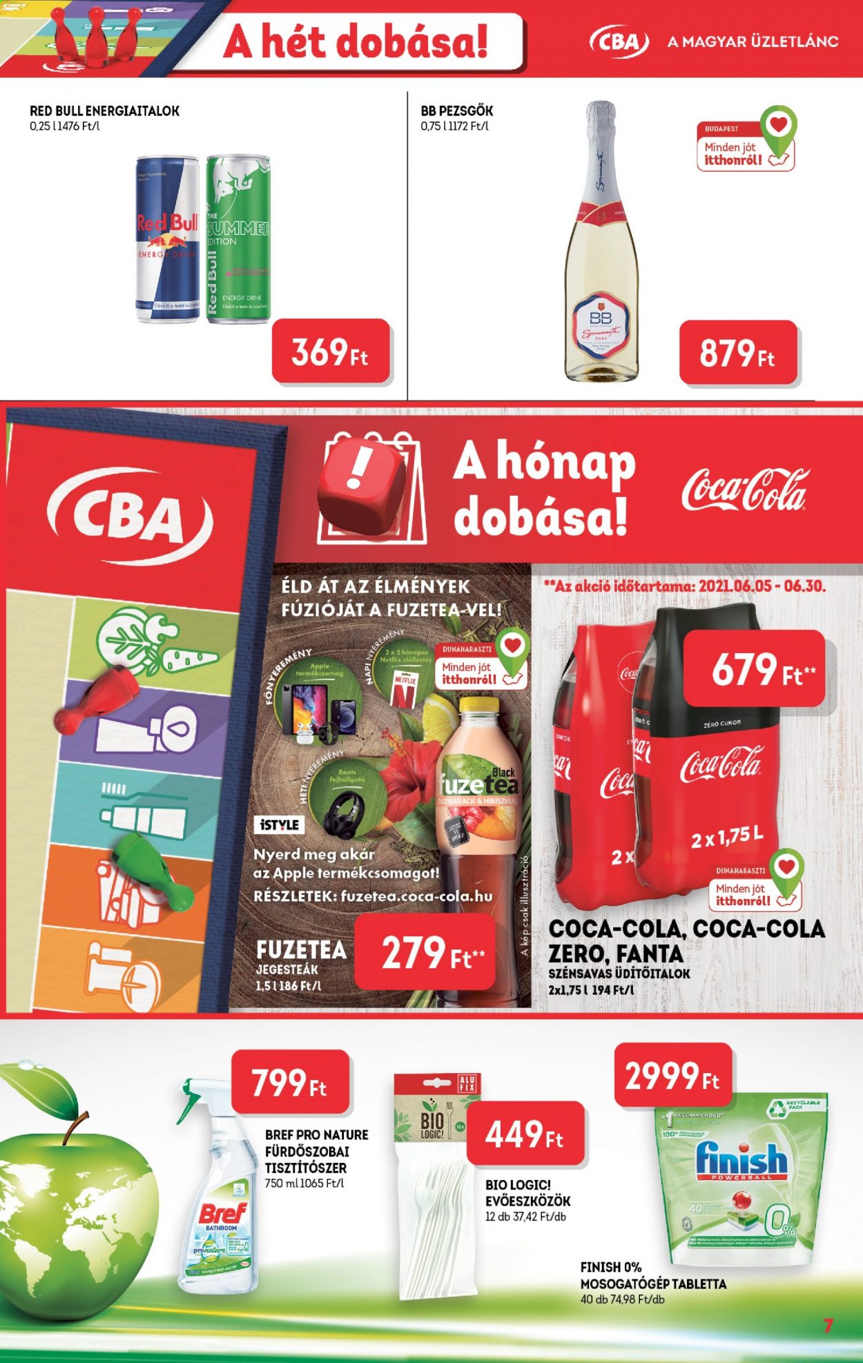 CBA akciós újságok - 2021.06.10 - 2021.06.16. Oldal 7