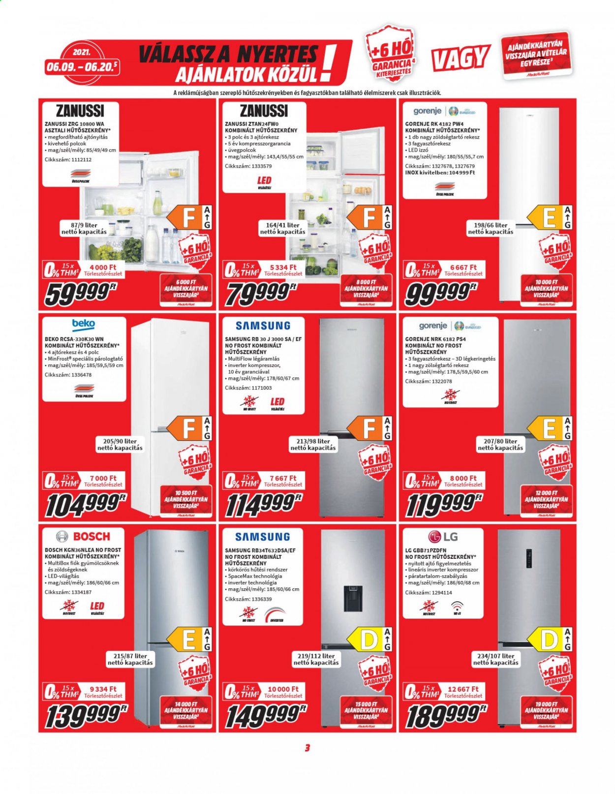 MediaMarkt akciós újságok - 2021.06.09 - 2021.06.20. Oldal 3