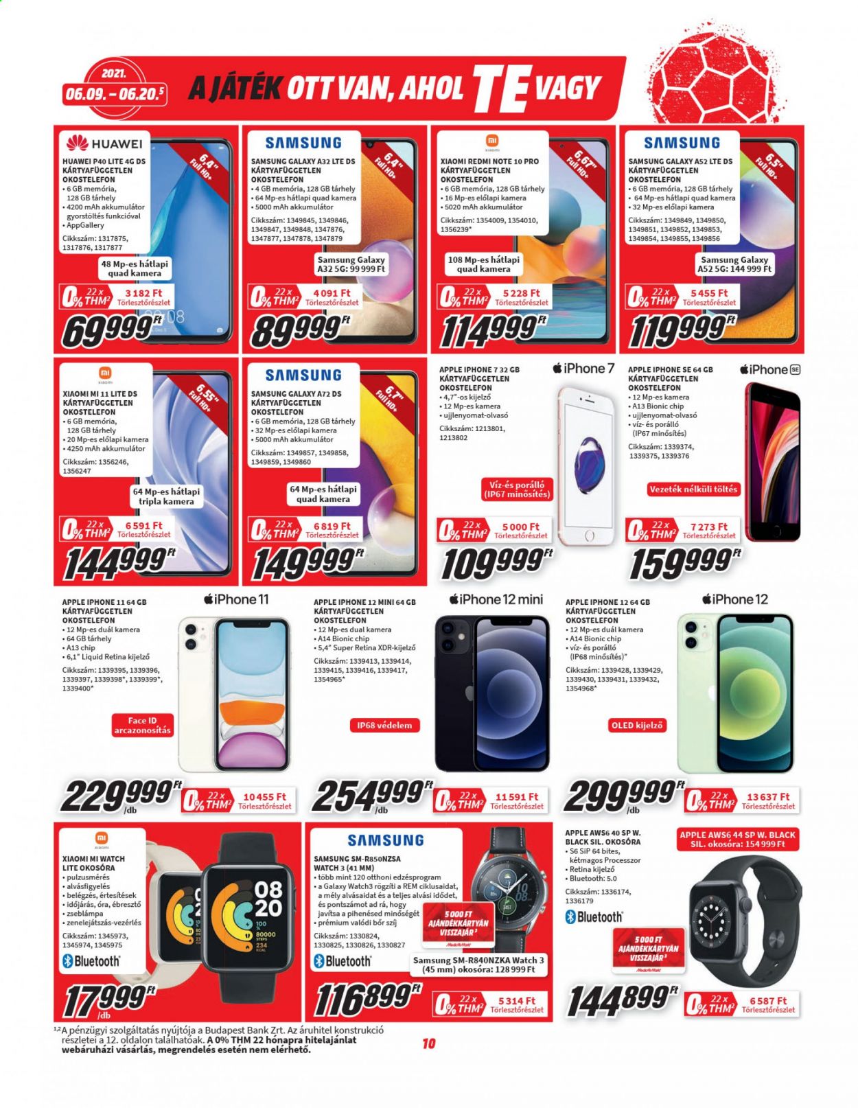 MediaMarkt akciós újságok - 2021.06.09 - 2021.06.20. Oldal 10