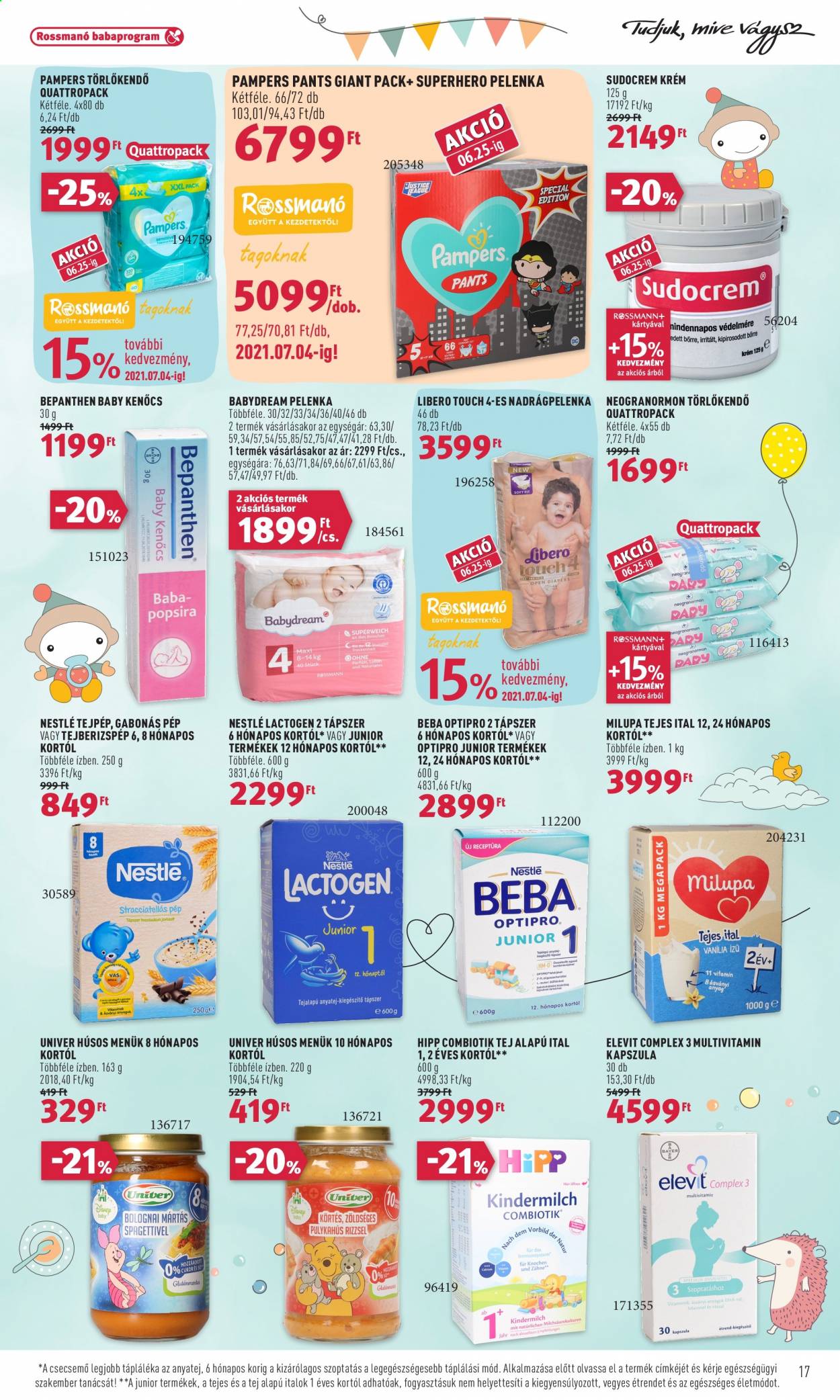 Rossmann akciós újságok - 2021.06.14 - 2021.06.18. Oldal 17