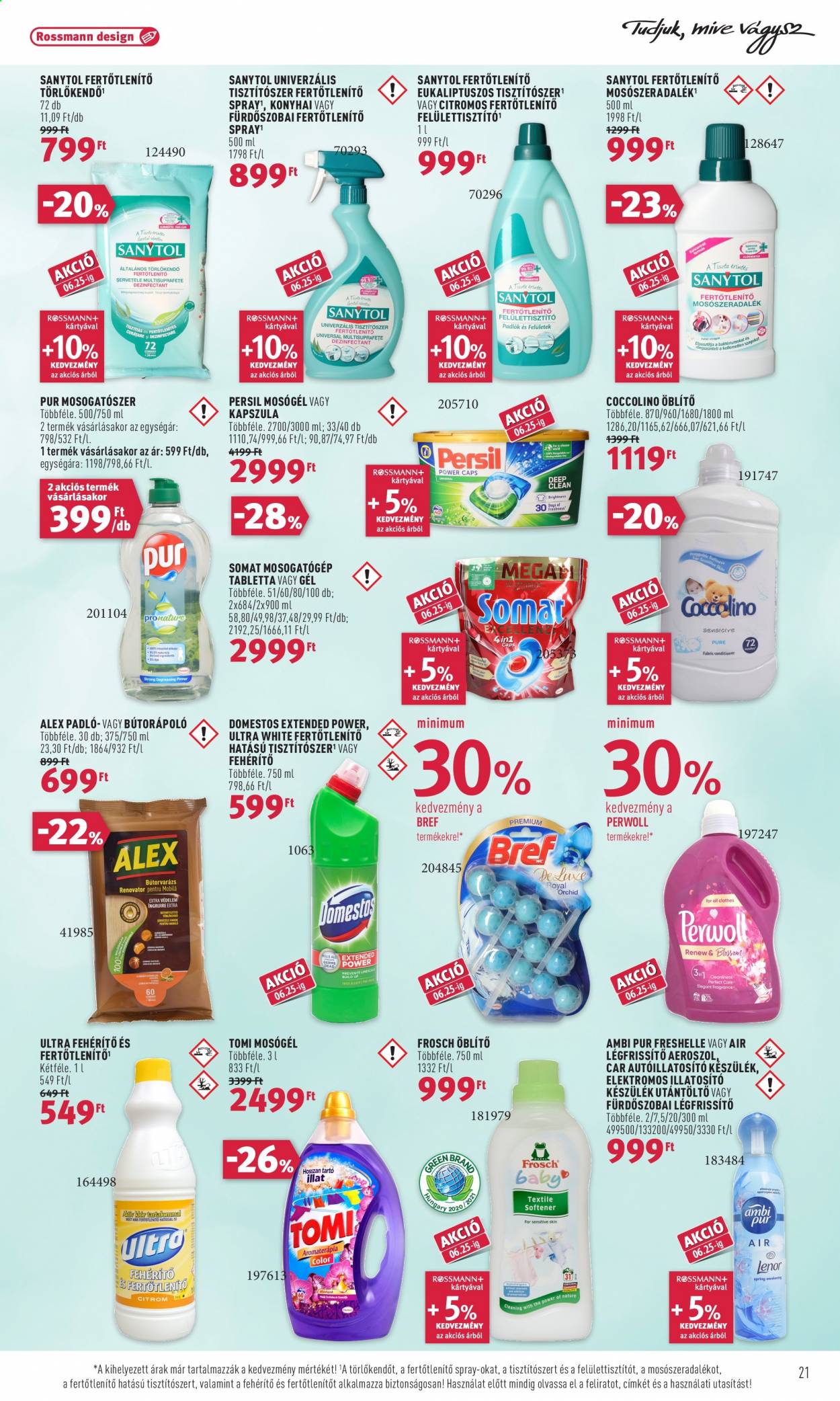 Rossmann akciós újságok - 2021.06.14 - 2021.06.18. Oldal 21