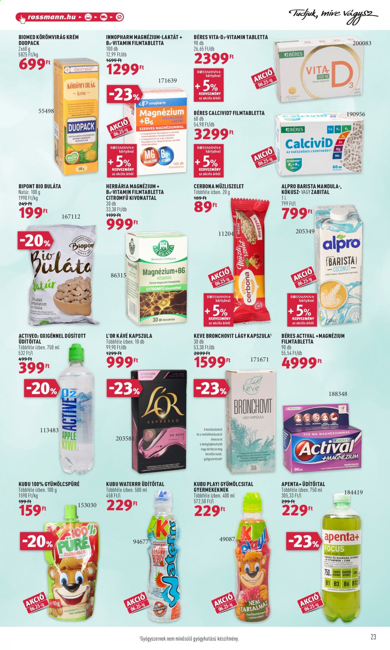 Rossmann akciós újságok - 2021.06.14 - 2021.06.18. Oldal 23