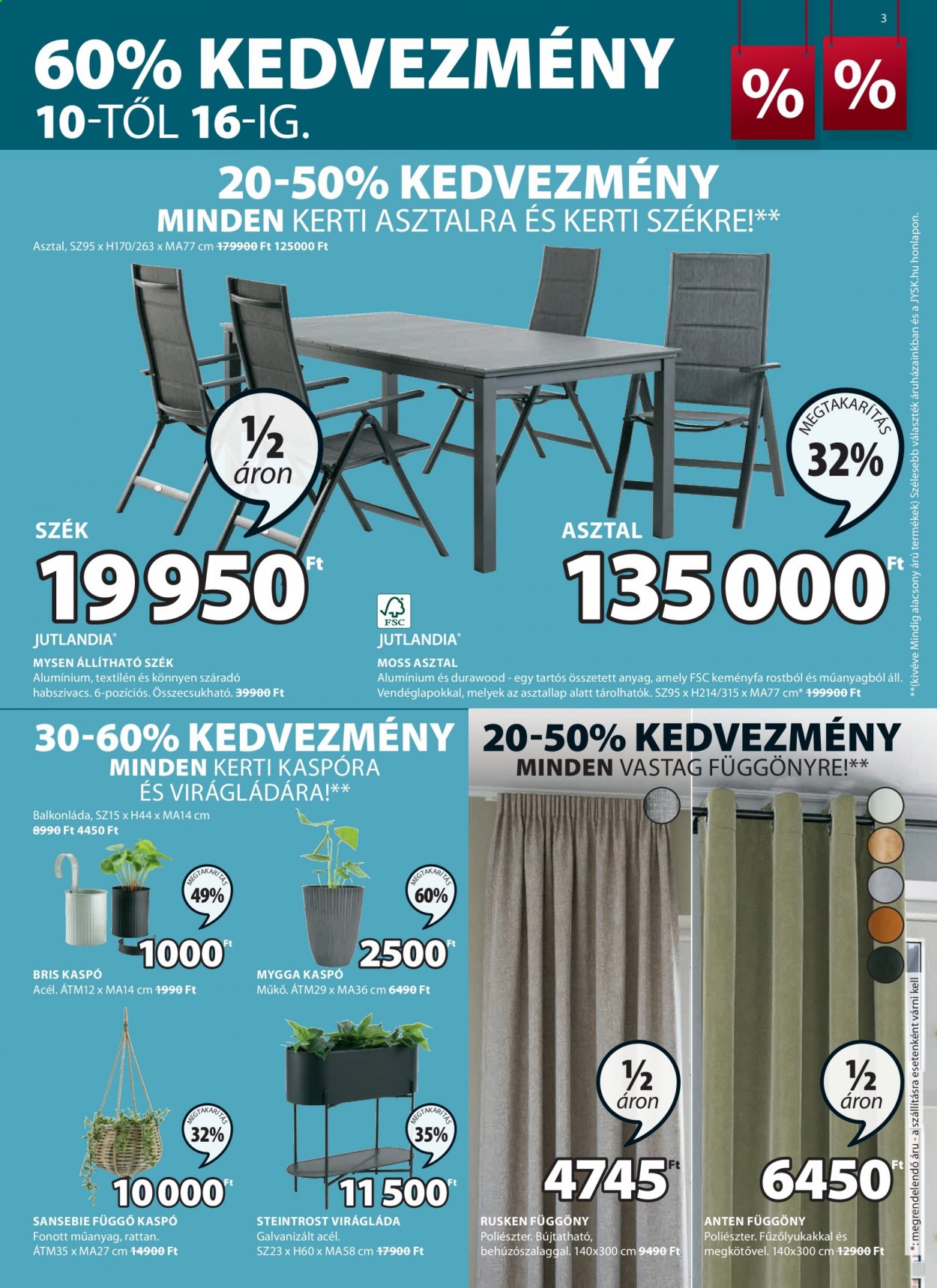 JYSK akciós újságok - 2021.06.10 - 2021.06.23. Oldal 3