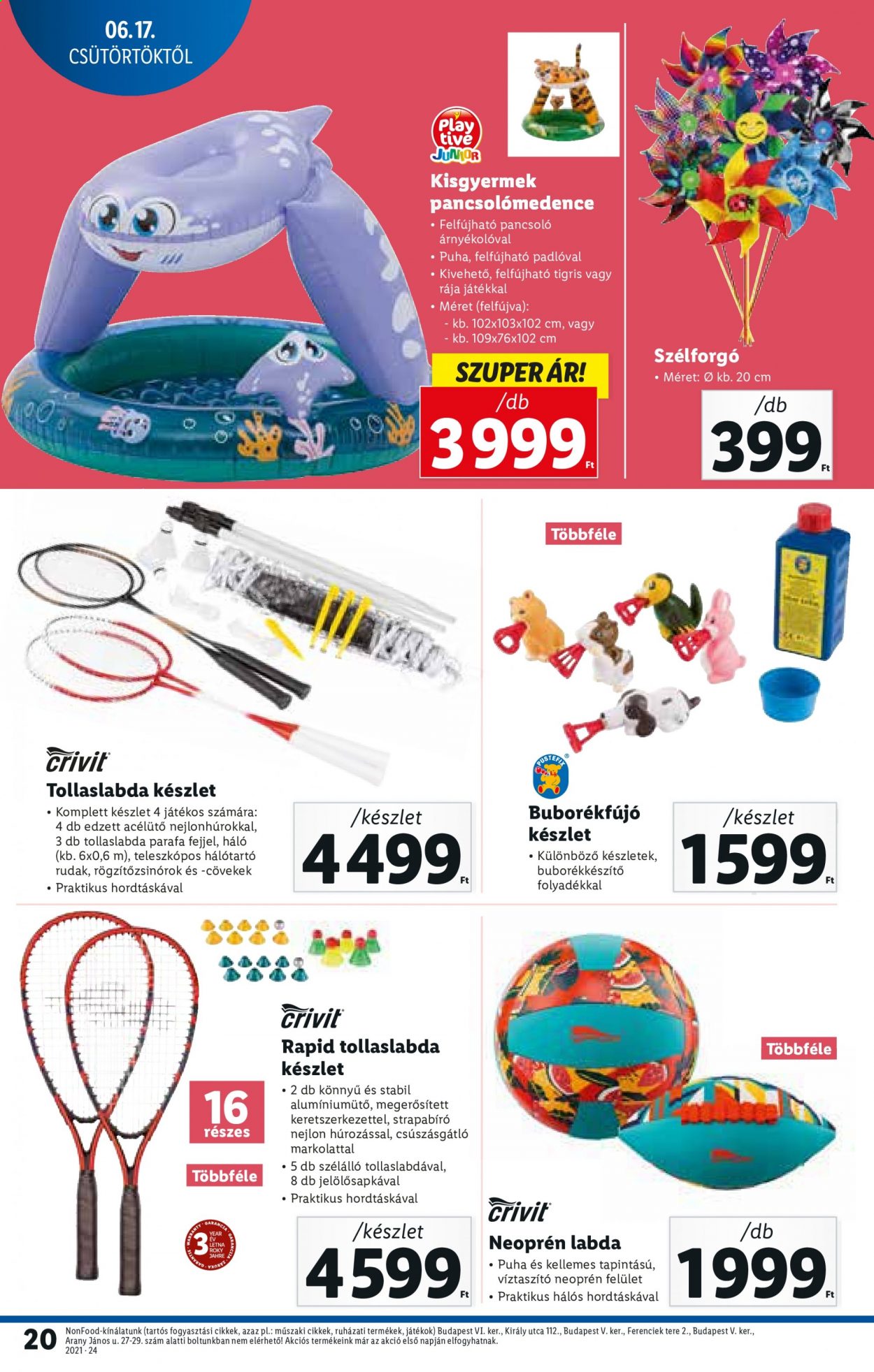 Lidl akciós újságok - 2021.06.17 - 2021.06.23. Oldal 20