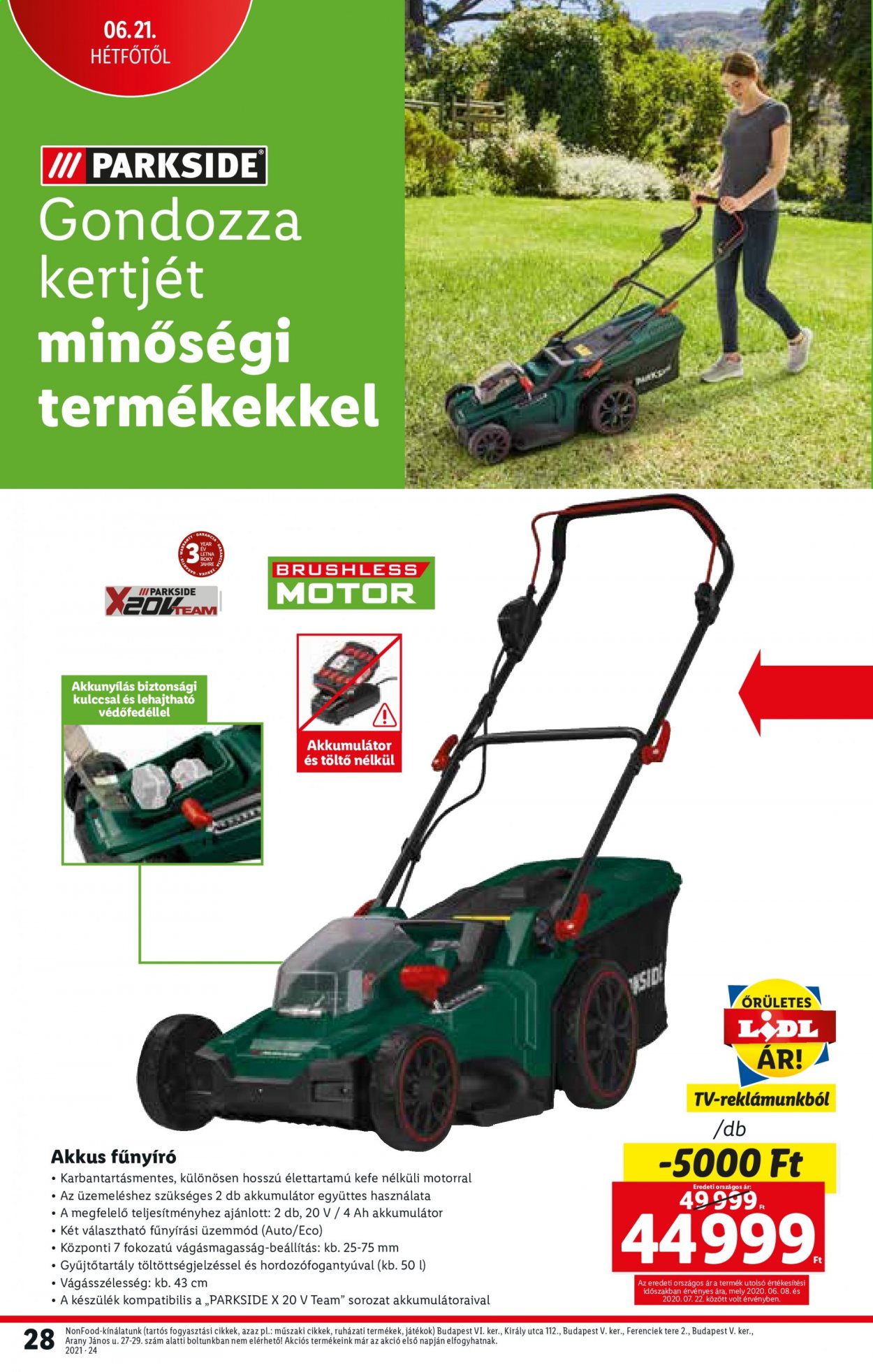 Lidl akciós újságok - 2021.06.17 - 2021.06.23. Oldal 28