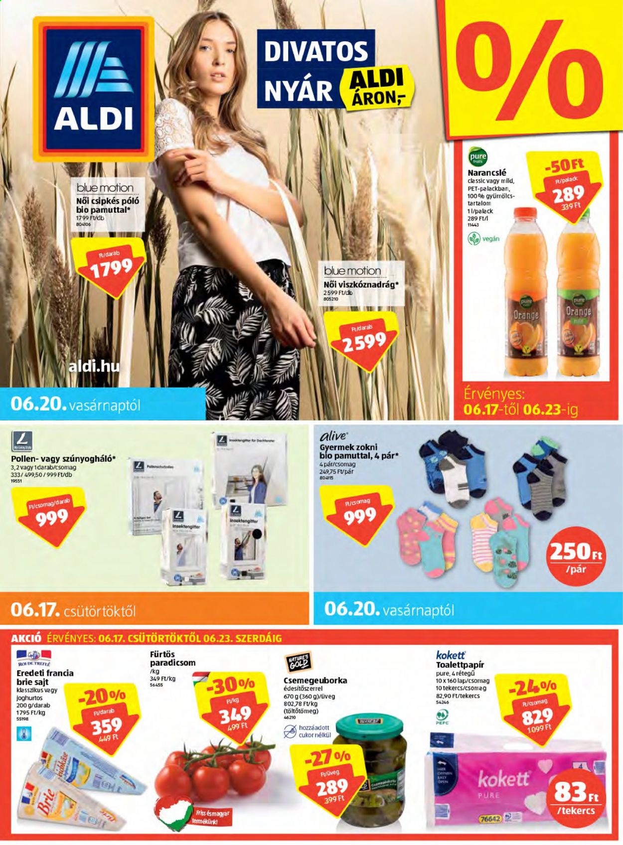 Aldi akciós újságok - 2021.06.17 - 2021.06.23. Oldal 1