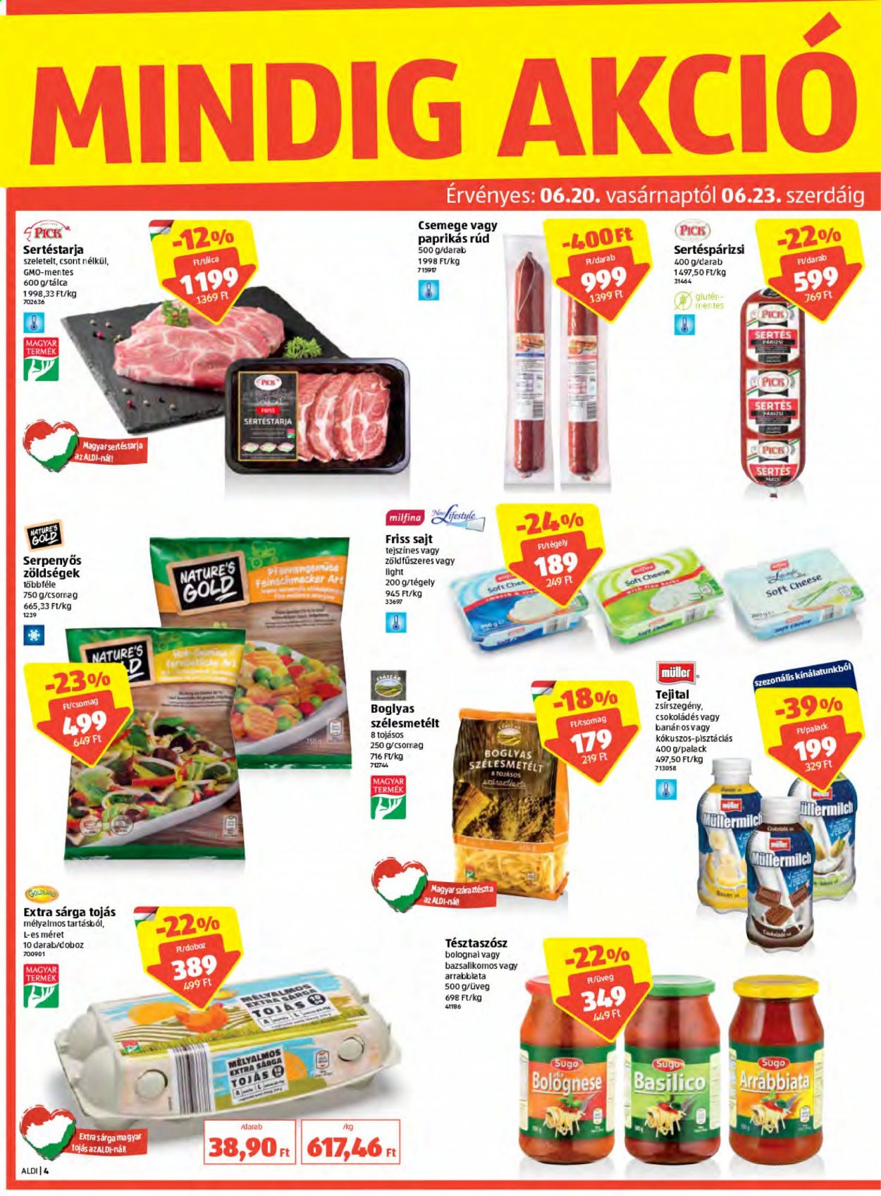Aldi akciós újságok - 2021.06.17 - 2021.06.23. Oldal 4