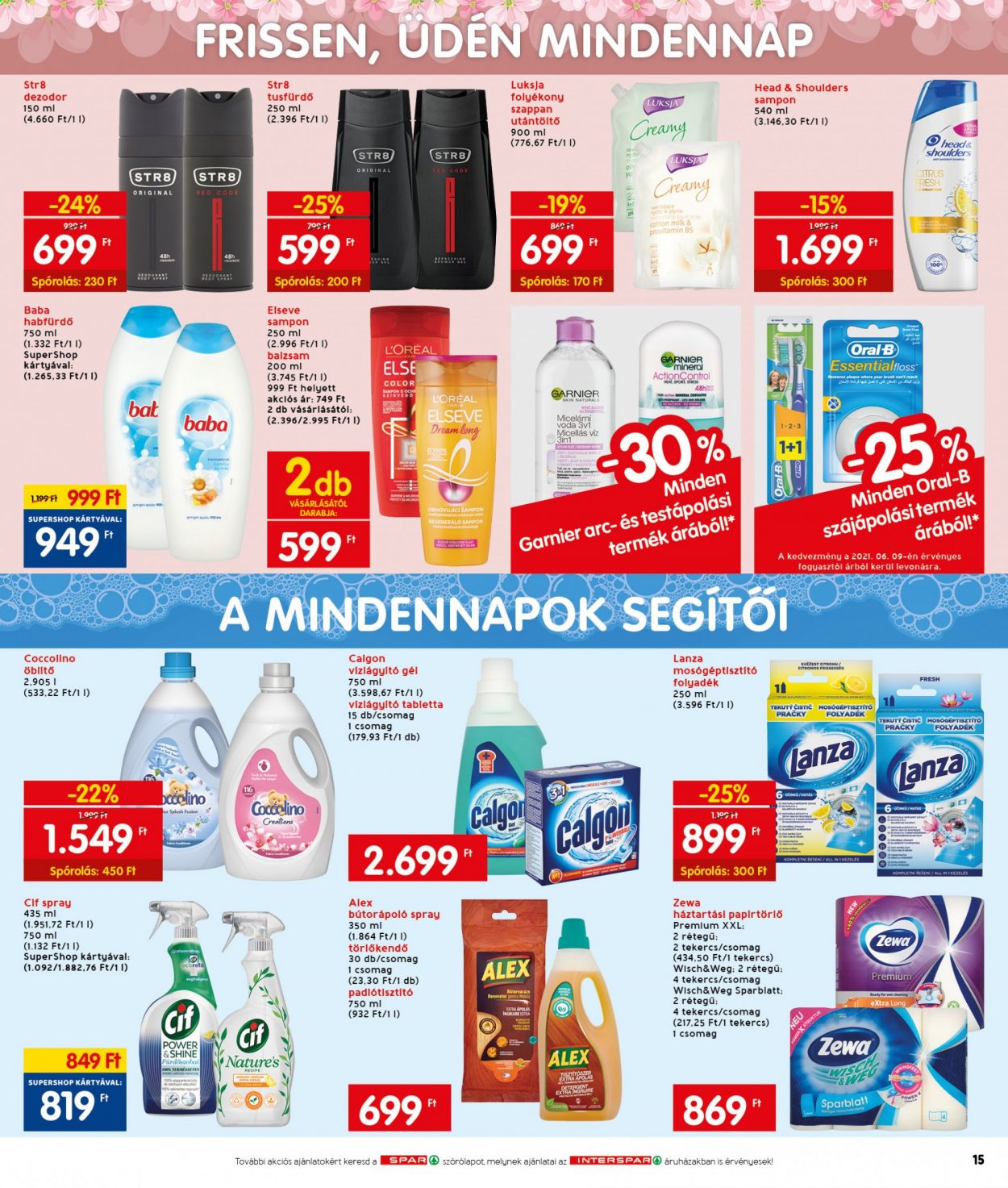 INTERSPAR akciós újságok - 2021.06.17 - 2021.06.23. Oldal 15