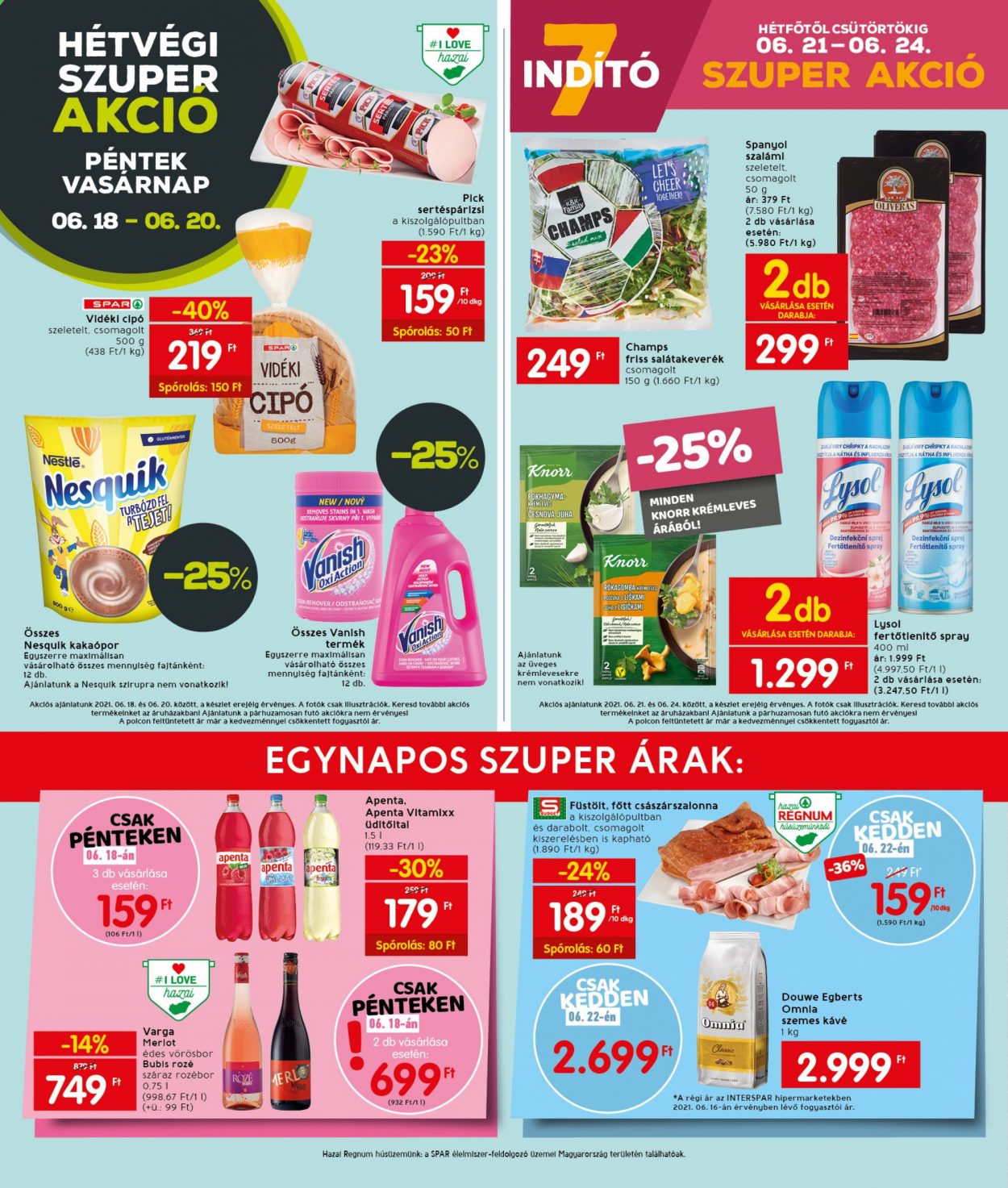 INTERSPAR akciós újságok - 2021.06.17 - 2021.06.23. Oldal 20