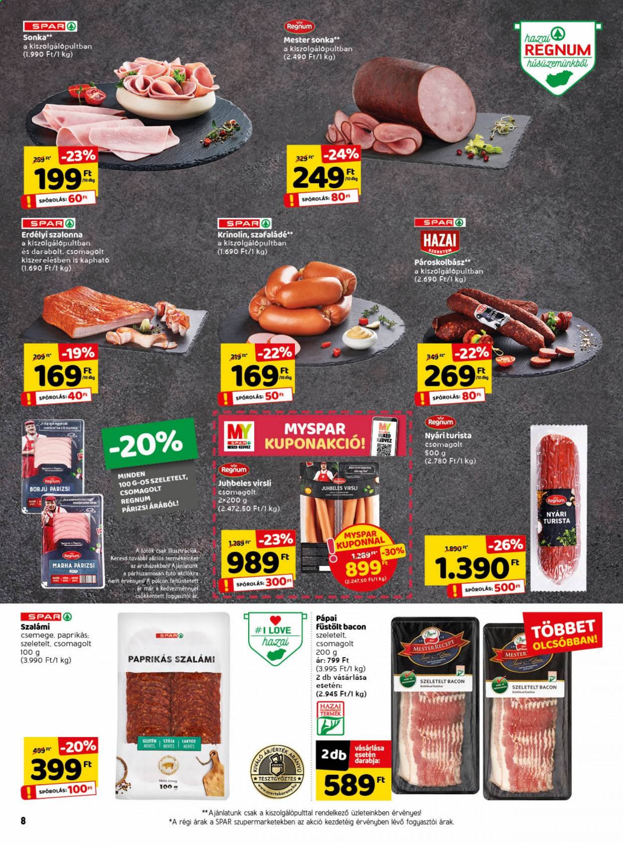 SPAR akciós újságok - 2021.06.17 - 2021.06.23. Oldal 8