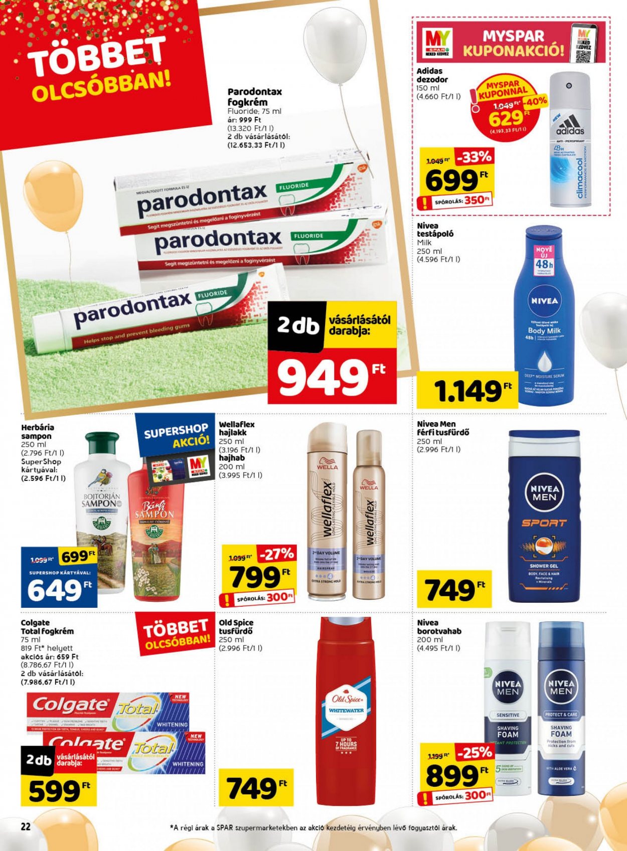 SPAR akciós újságok - 2021.06.17 - 2021.06.23. Oldal 22