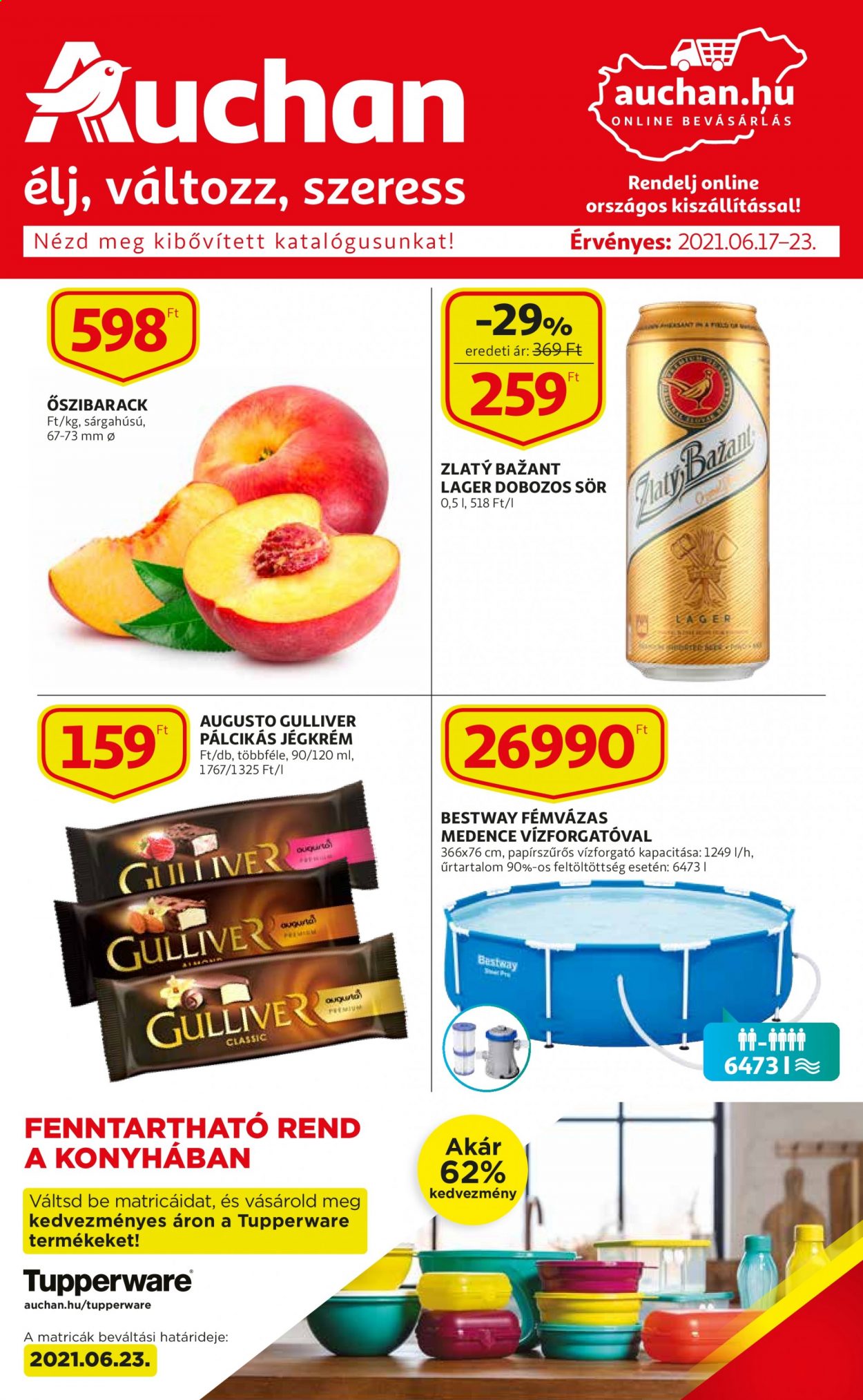 Auchan akciós újságok - 2021.06.17 - 2021.06.23. Oldal 1