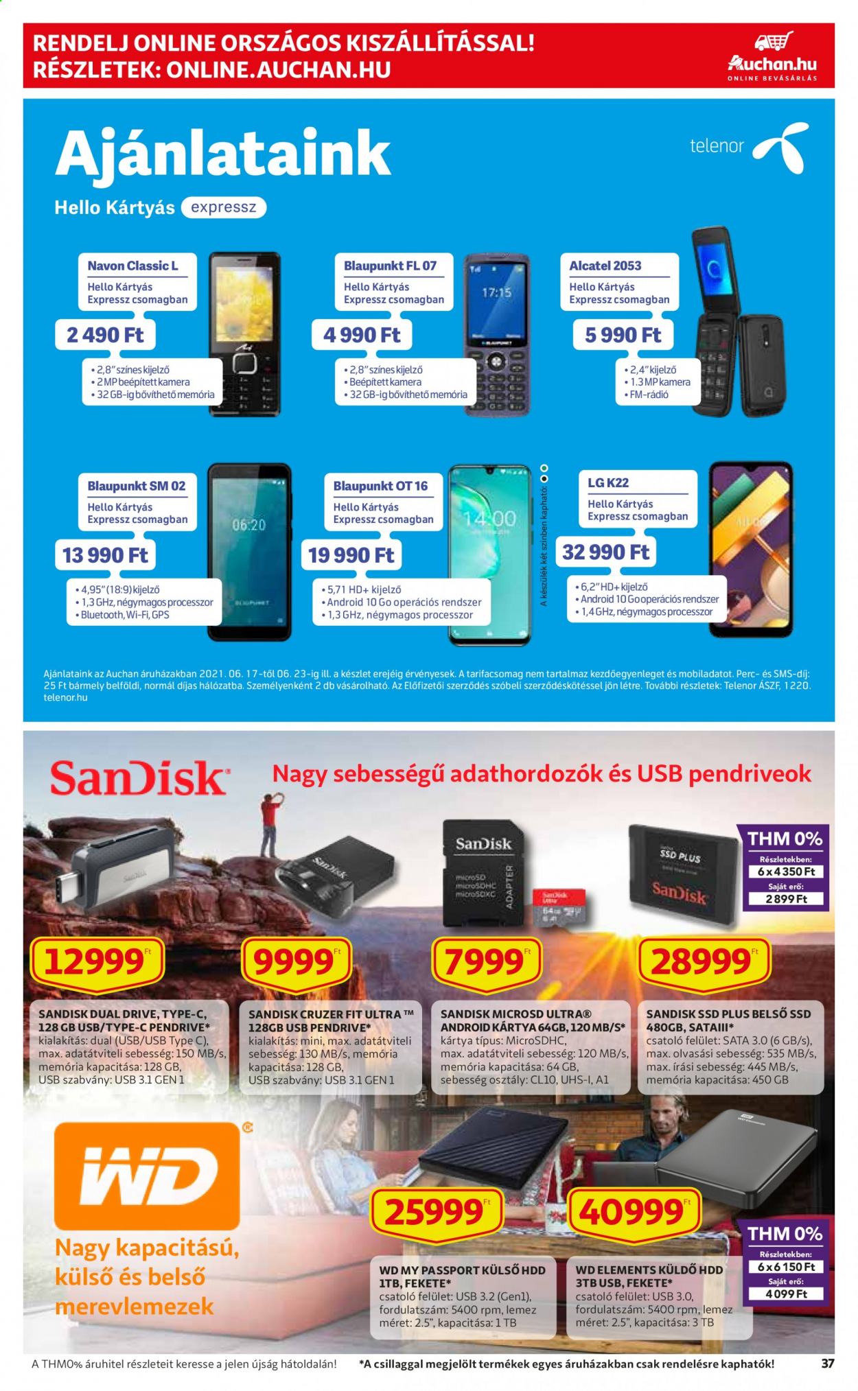 Auchan akciós újságok - 2021.06.17 - 2021.06.23. Oldal 37