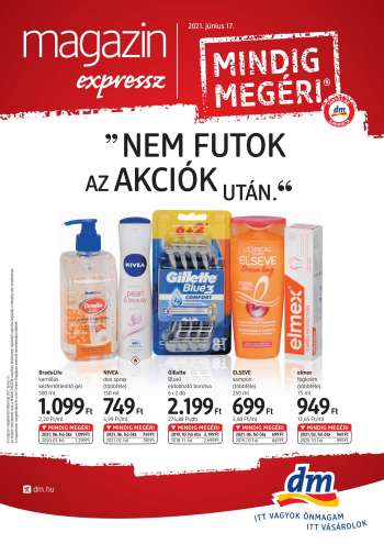 Újság dm drogerie markt.