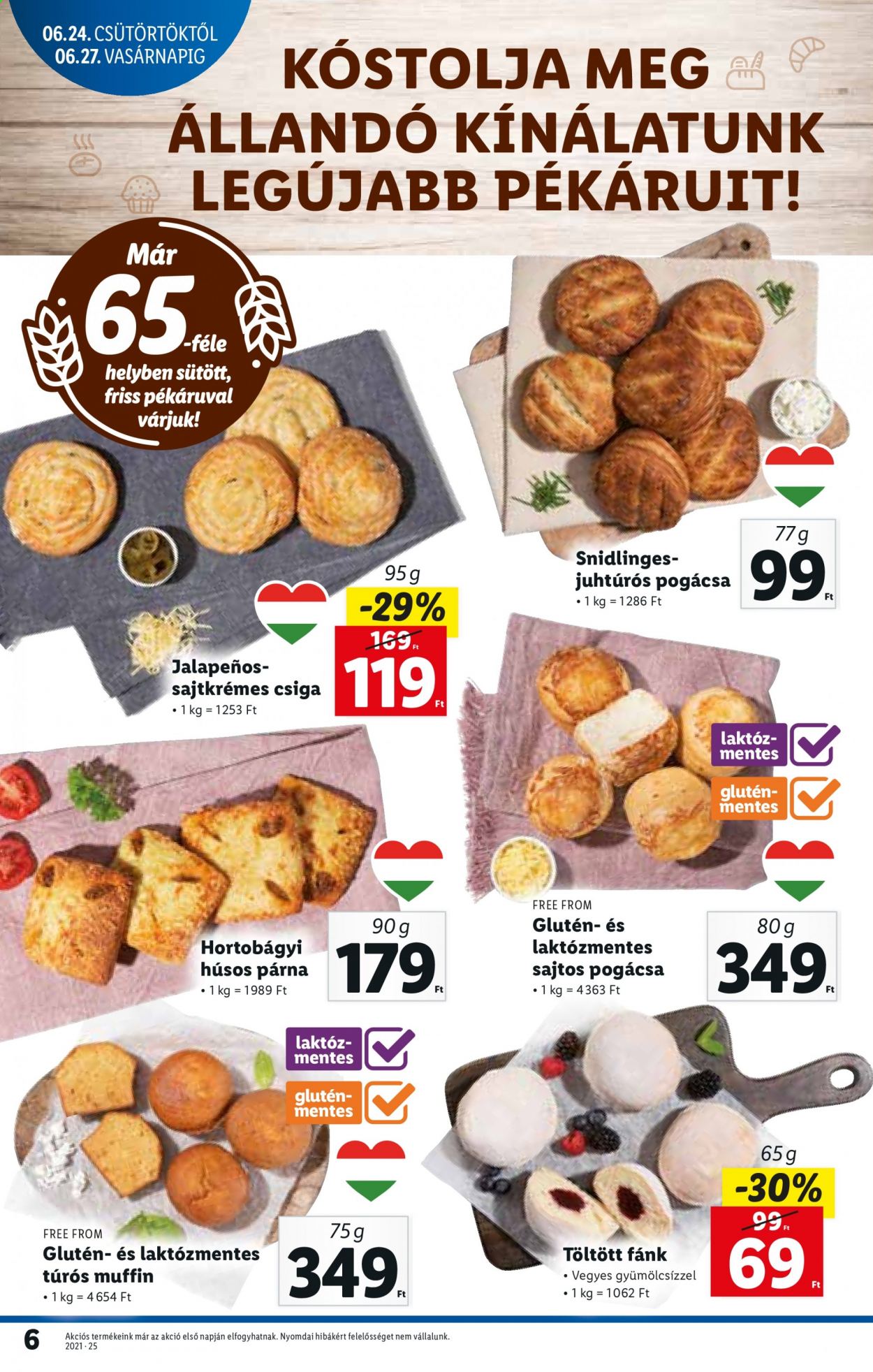 Lidl akciós újságok - 2021.06.24 - 2021.06.30. Oldal 6