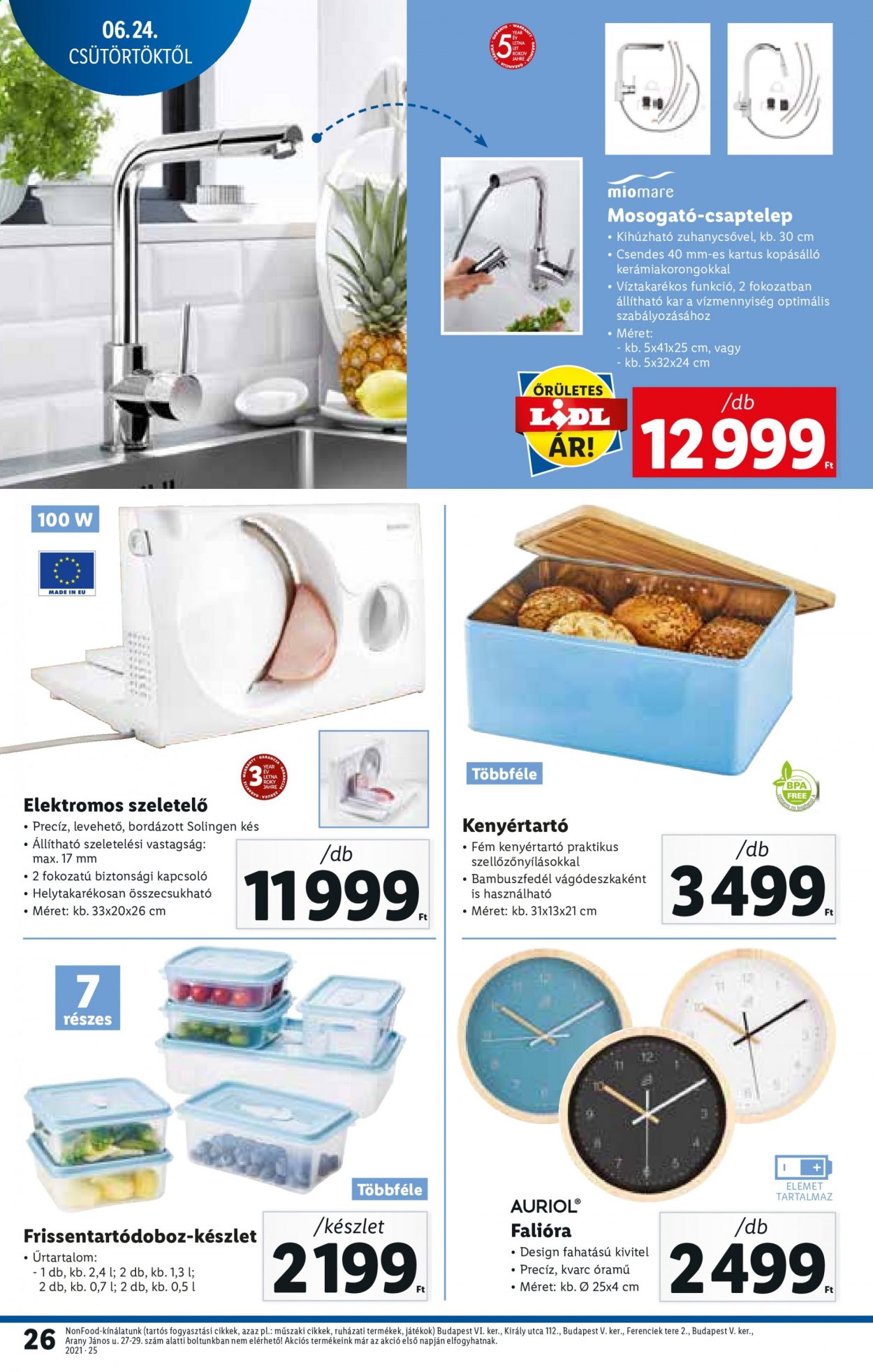 Lidl akciós újságok - 2021.06.24 - 2021.06.30. Oldal 26
