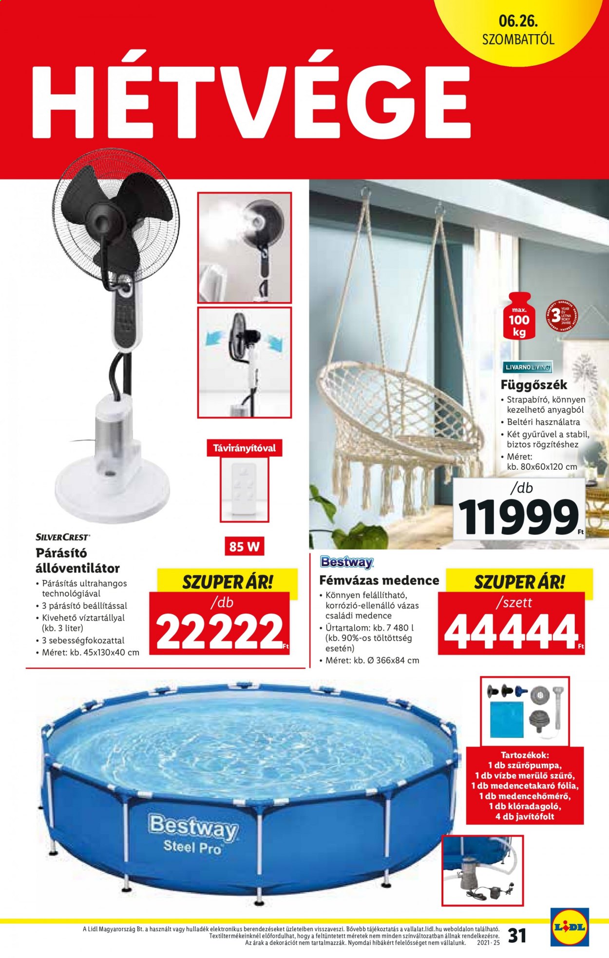 Lidl akciós újságok - 2021.06.24 - 2021.06.30. Oldal 31