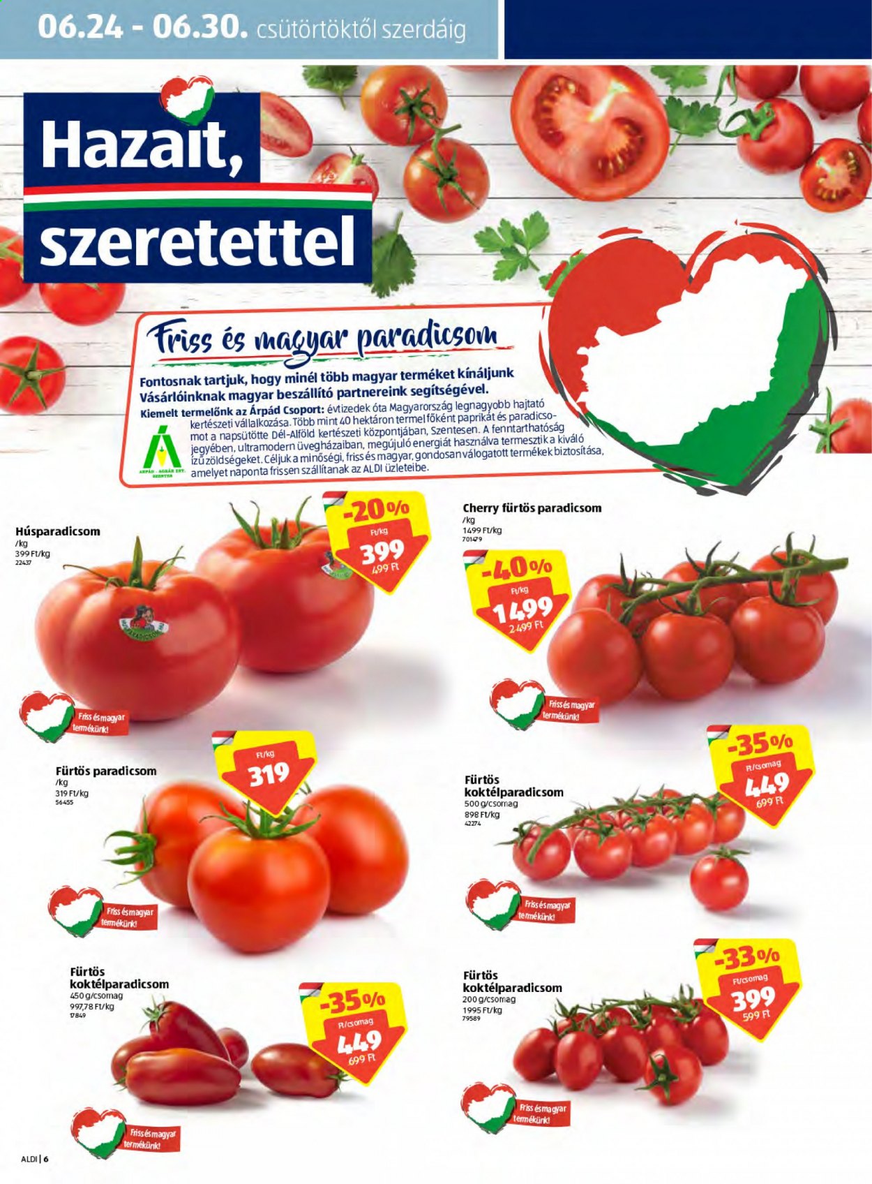 Aldi akciós újságok - 2021.06.24 - 2021.06.30. Oldal 6