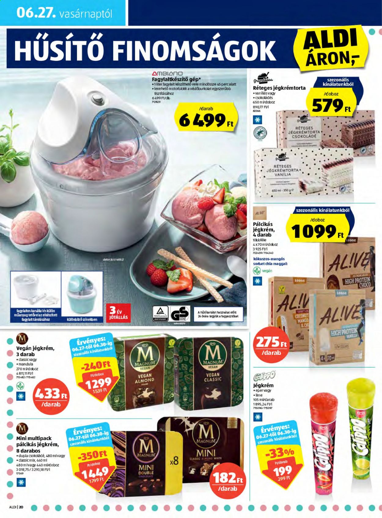 Aldi akciós újságok - 2021.06.24 - 2021.06.30. Oldal 20