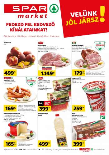 Újság SPAR market - 2021.06.24 - 2021.06.30.