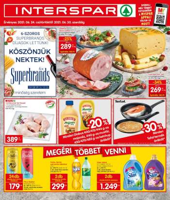 Újság INTERSPAR - 2021.06.24 - 2021.06.30.