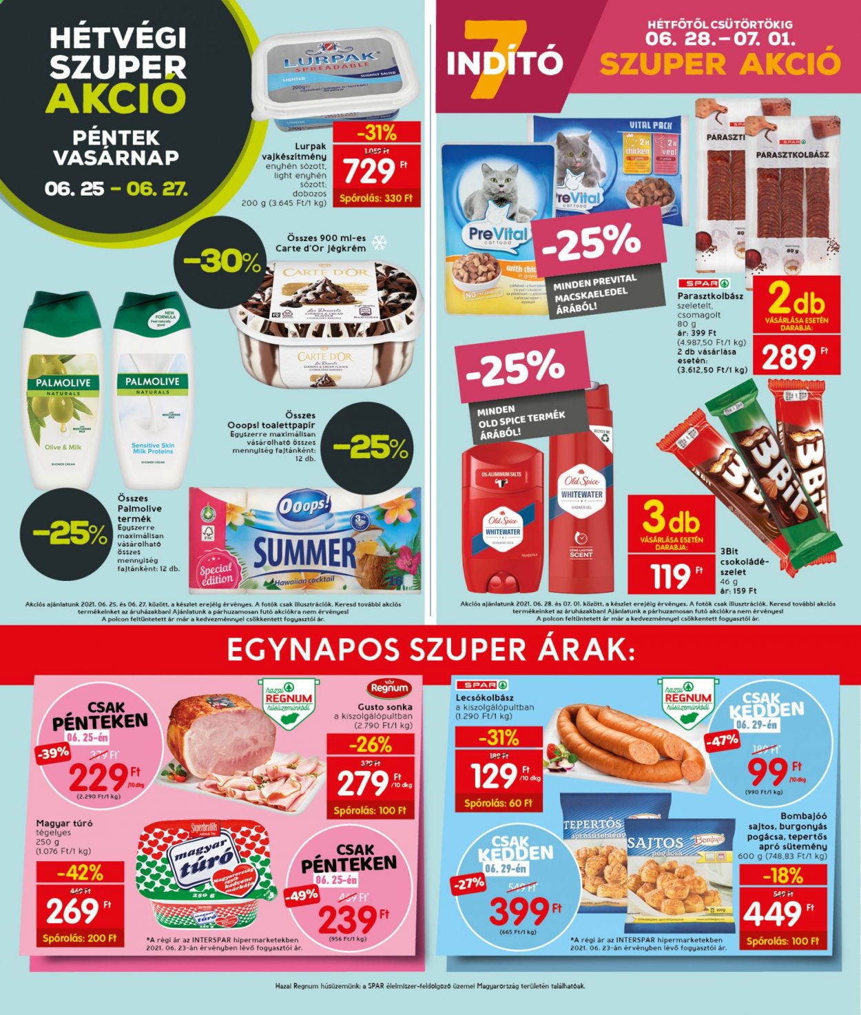 INTERSPAR akciós újságok - 2021.06.24 - 2021.06.30. Oldal 20