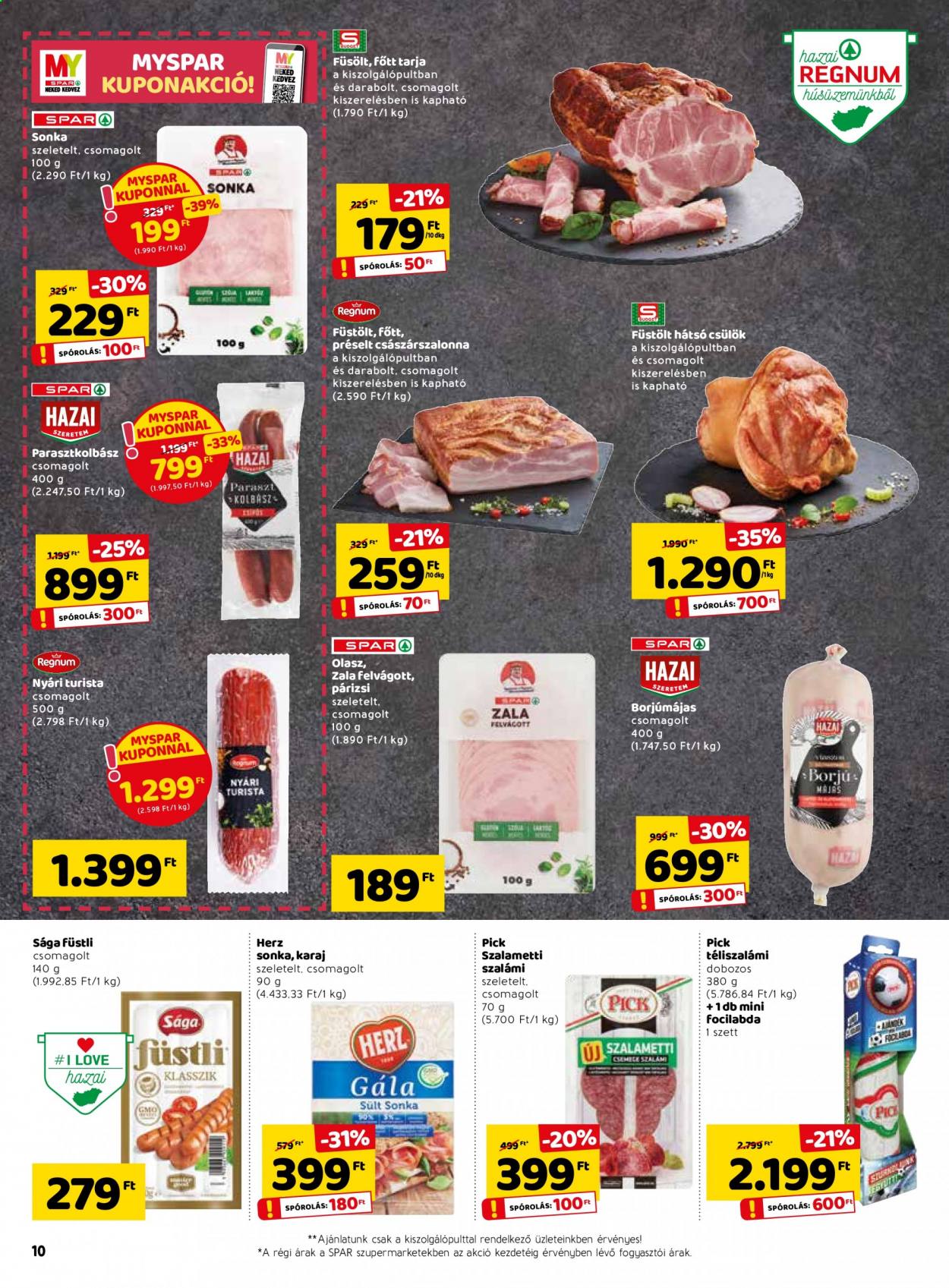 SPAR akciós újságok - 2021.06.24 - 2021.06.30. Oldal 10