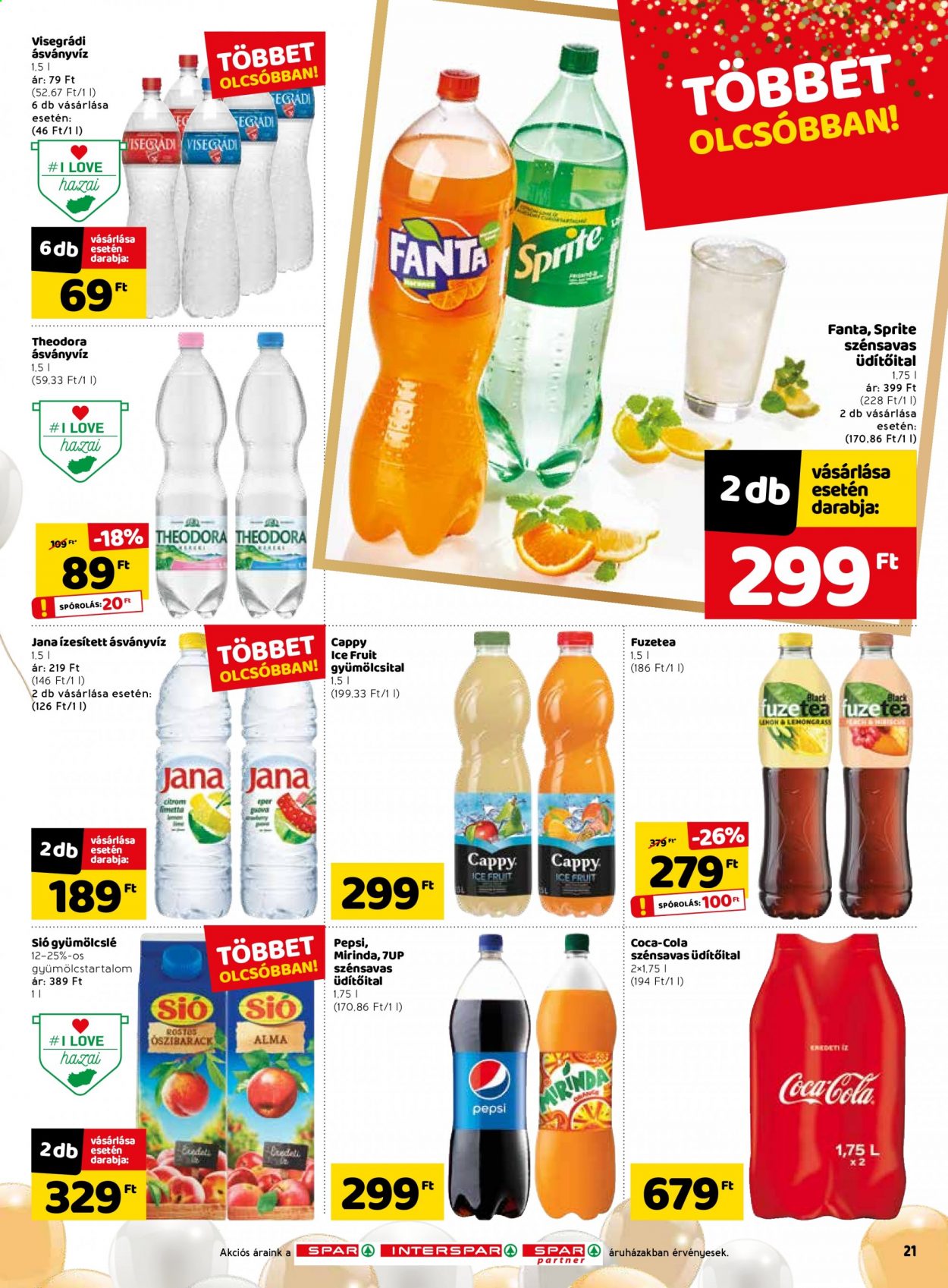 SPAR akciós újságok - 2021.06.24 - 2021.06.30. Oldal 21