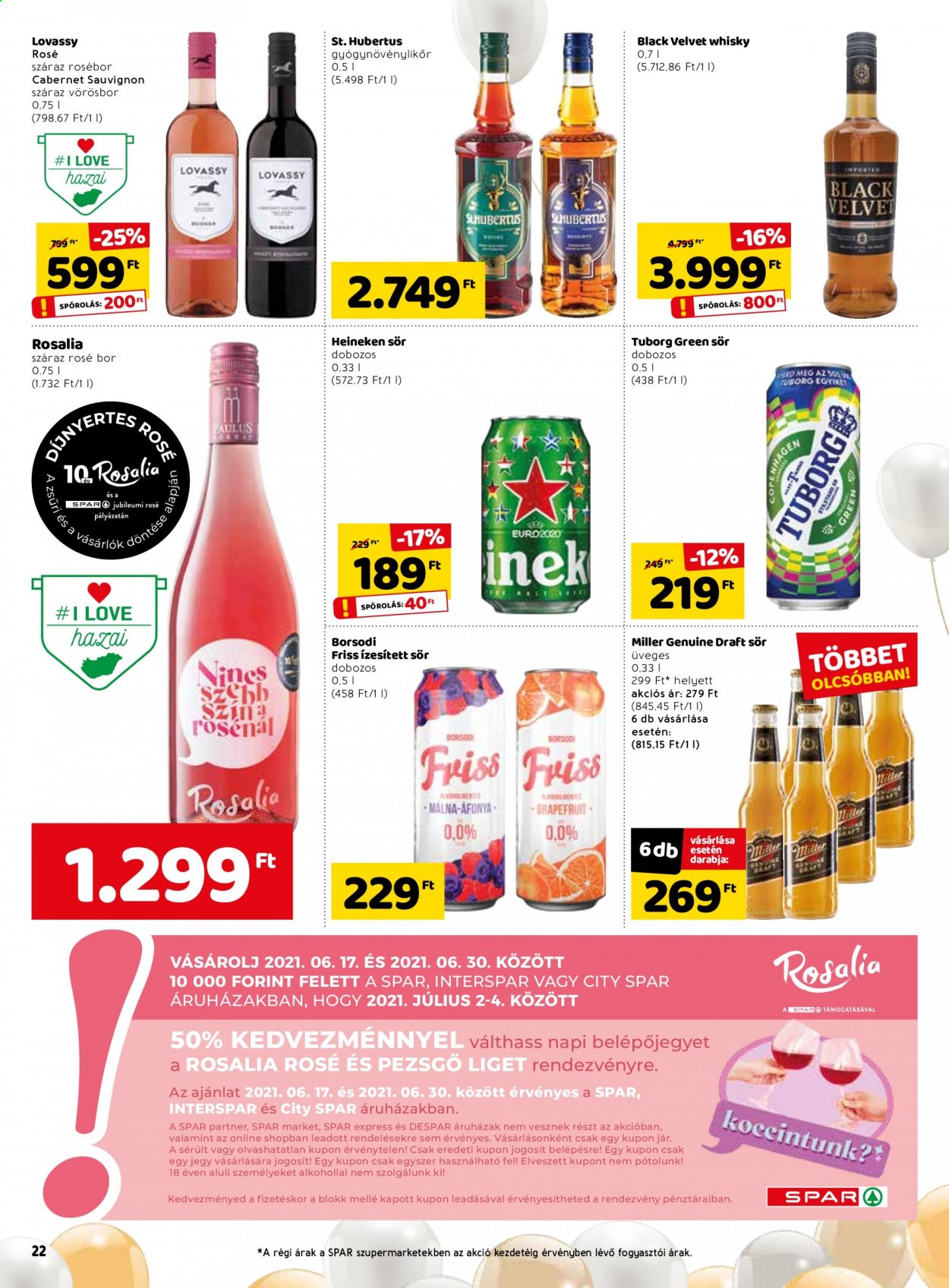 SPAR akciós újságok - 2021.06.24 - 2021.06.30. Oldal 22