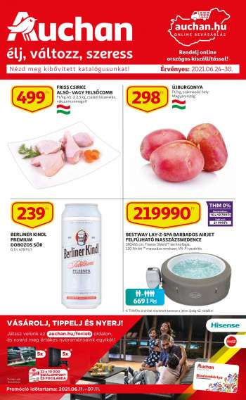 Újság Auchan - 2021.06.24 - 2021.06.30.