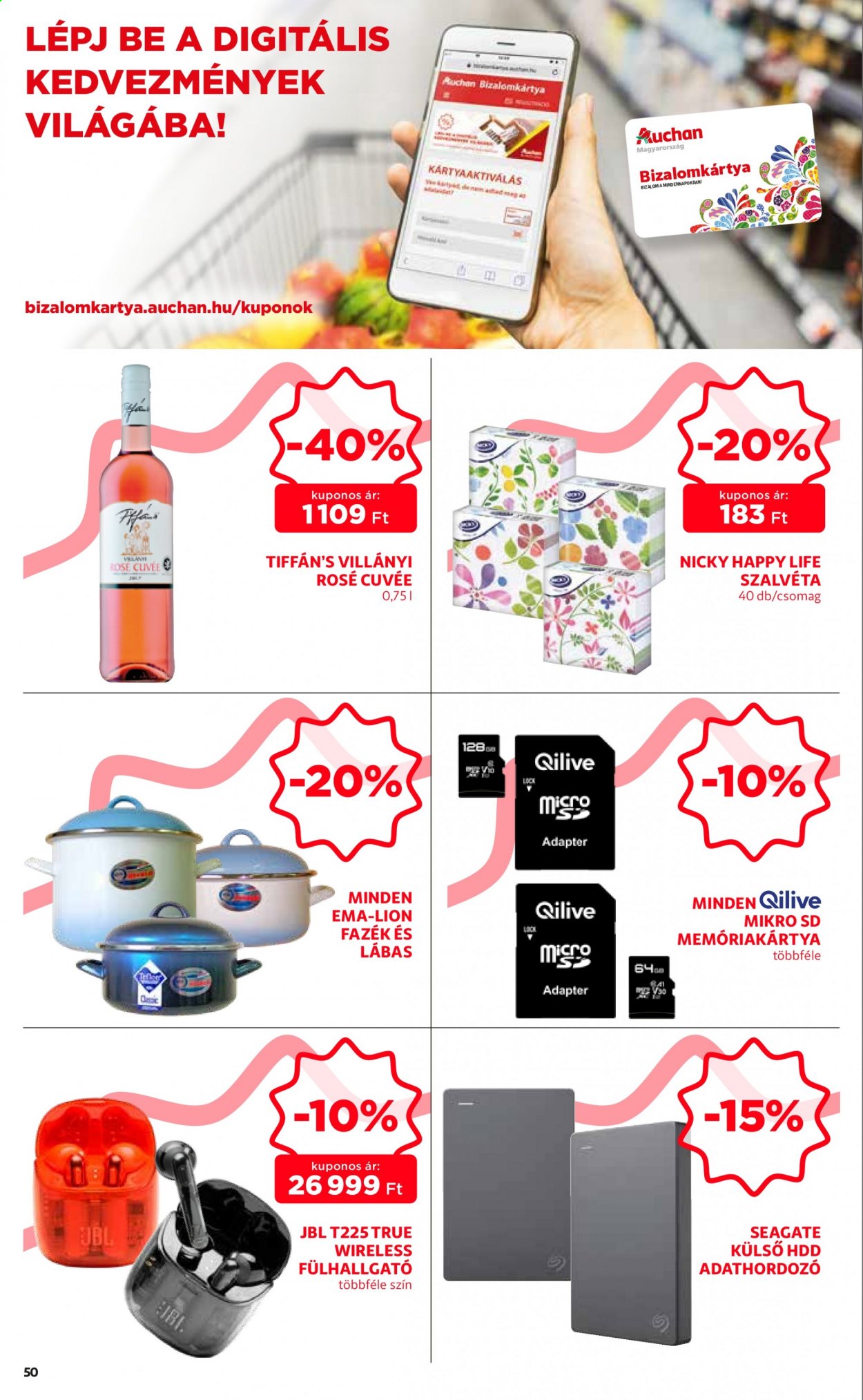 Auchan akciós újságok - 2021.06.24 - 2021.06.30. Oldal 50