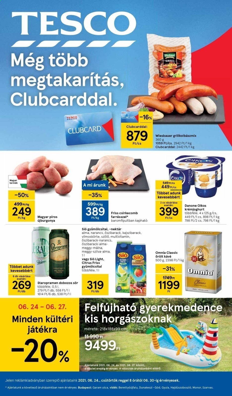 TESCO akciós újságok - 2021.06.24 - 2021.06.30. Oldal 1