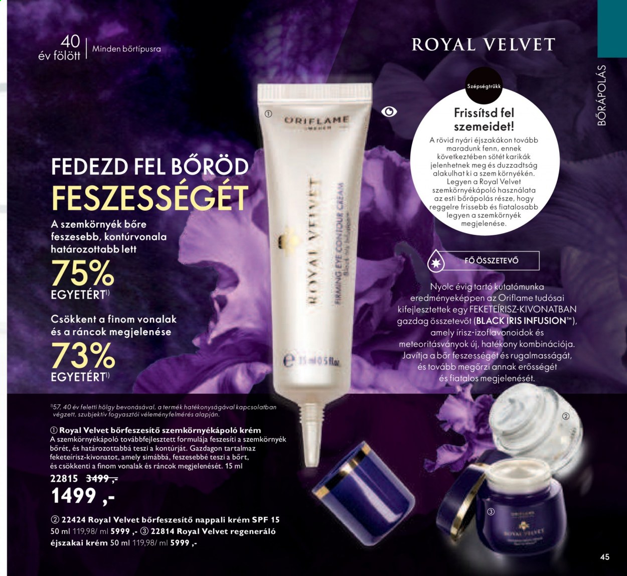 Oriflame akciós újságok - 2021.06.22 - 2021.07.12. Oldal 45