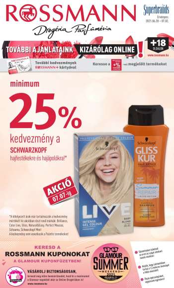 Újság Rossmann - 2021.06.28 - 2021.07.02.