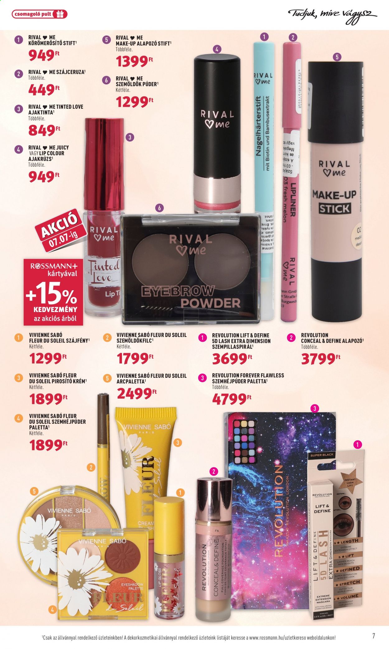 Rossmann akciós újságok - 2021.06.28 - 2021.07.02. Oldal 7