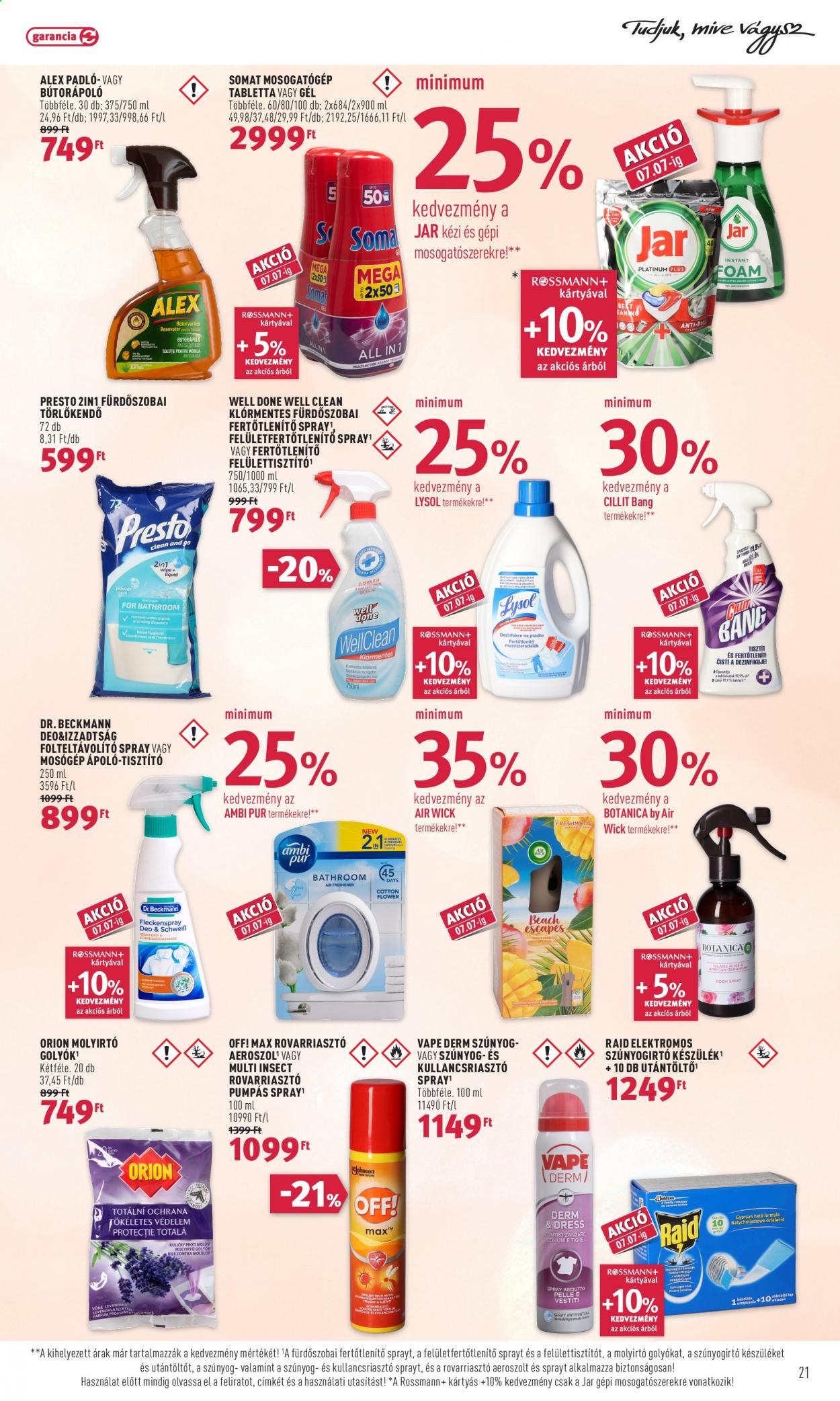Rossmann akciós újságok - 2021.06.28 - 2021.07.02. Oldal 21