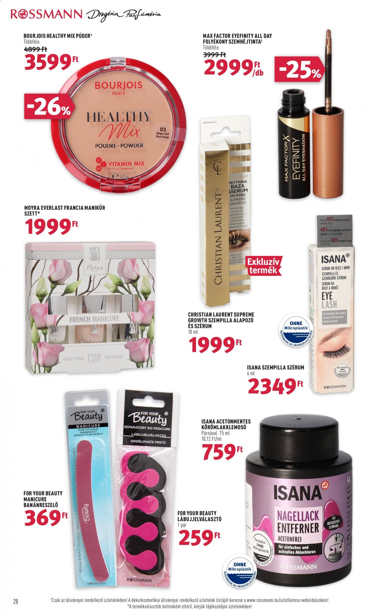 Rossmann akciós újságok - 2021.06.28 - 2021.07.02. Oldal 28