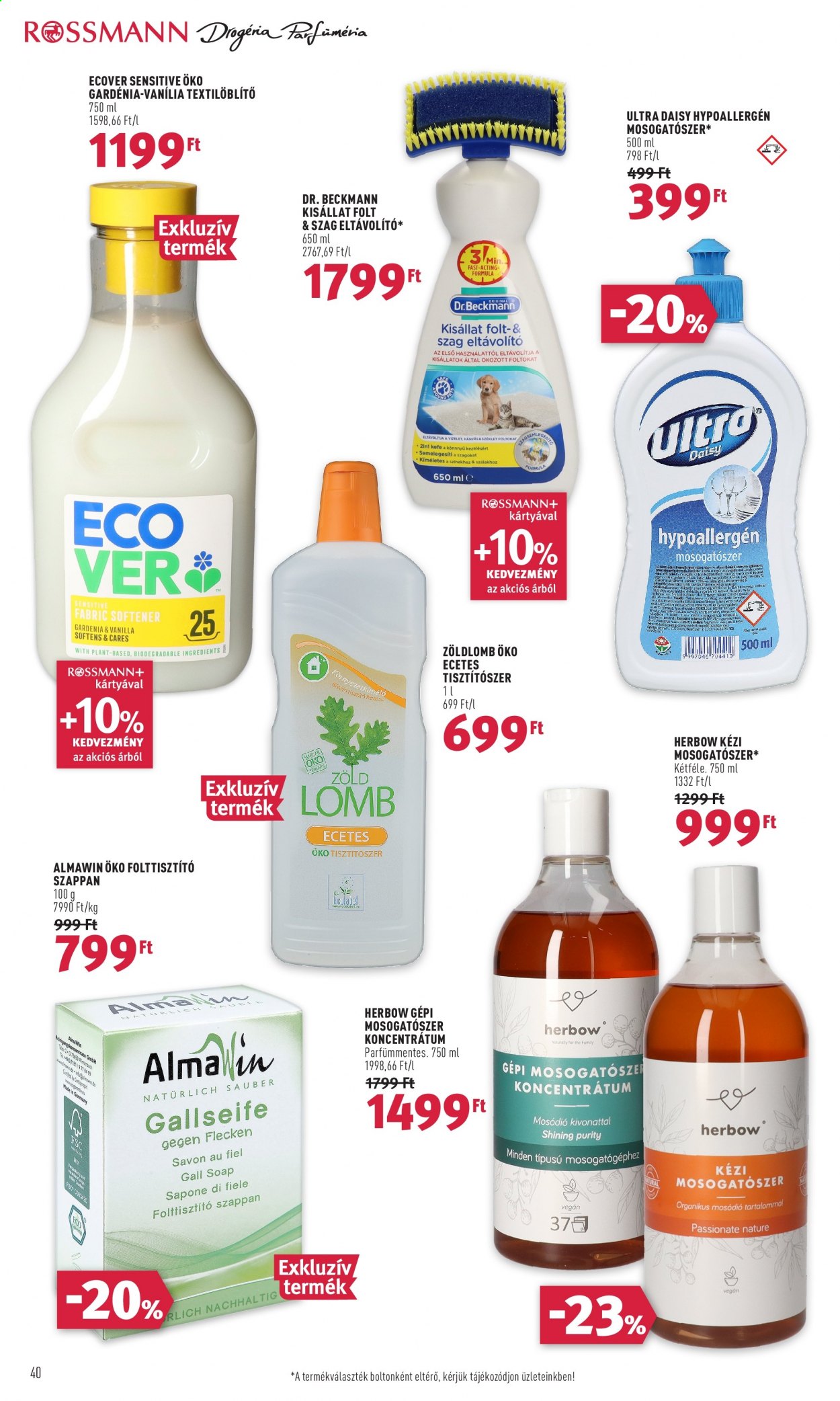 Rossmann akciós újságok - 2021.06.28 - 2021.07.02. Oldal 40