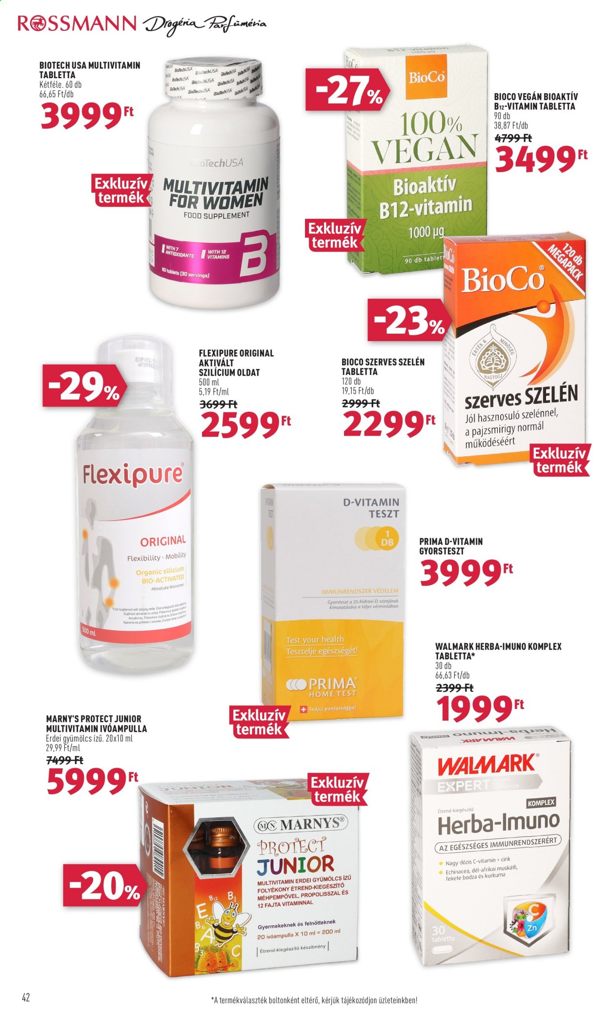 Rossmann akciós újságok - 2021.06.28 - 2021.07.02. Oldal 42
