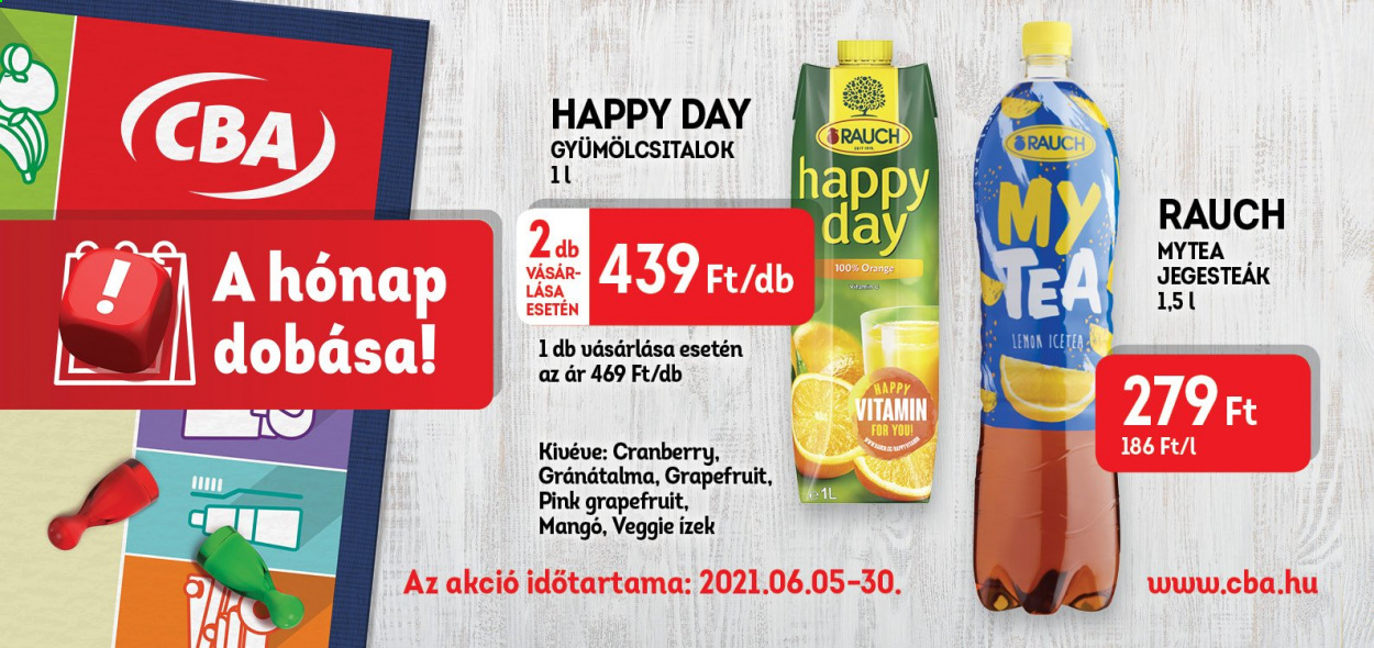 CBA akciós újságok - 2021.06.05 - 2021.06.30. Oldal 1