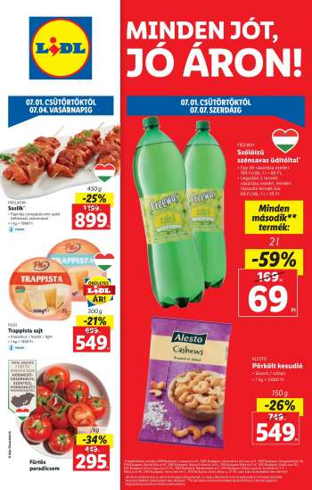 Újság Lidl - 2021.07.01 - 2021.07.07.