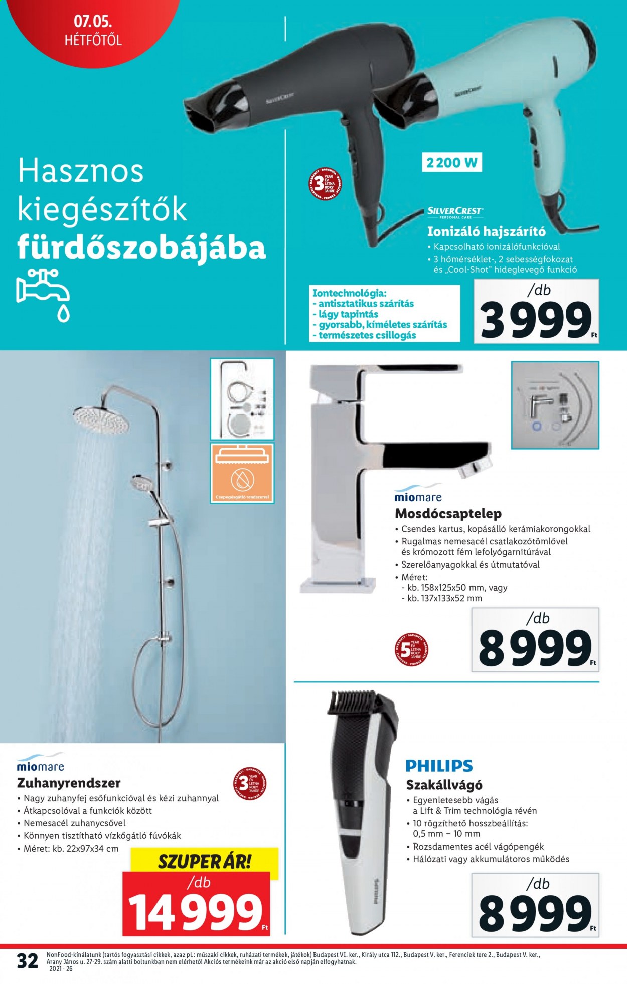 Lidl akciós újságok - 2021.07.01 - 2021.07.07. Oldal 32