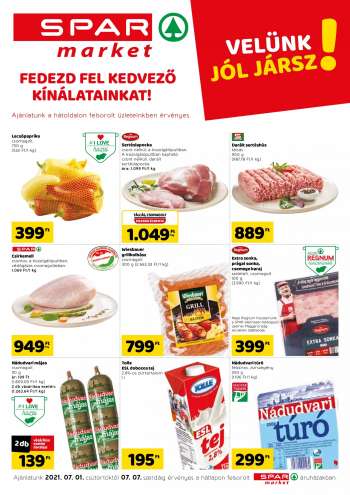 Újság SPAR market - 2021.07.01 - 2021.07.07.
