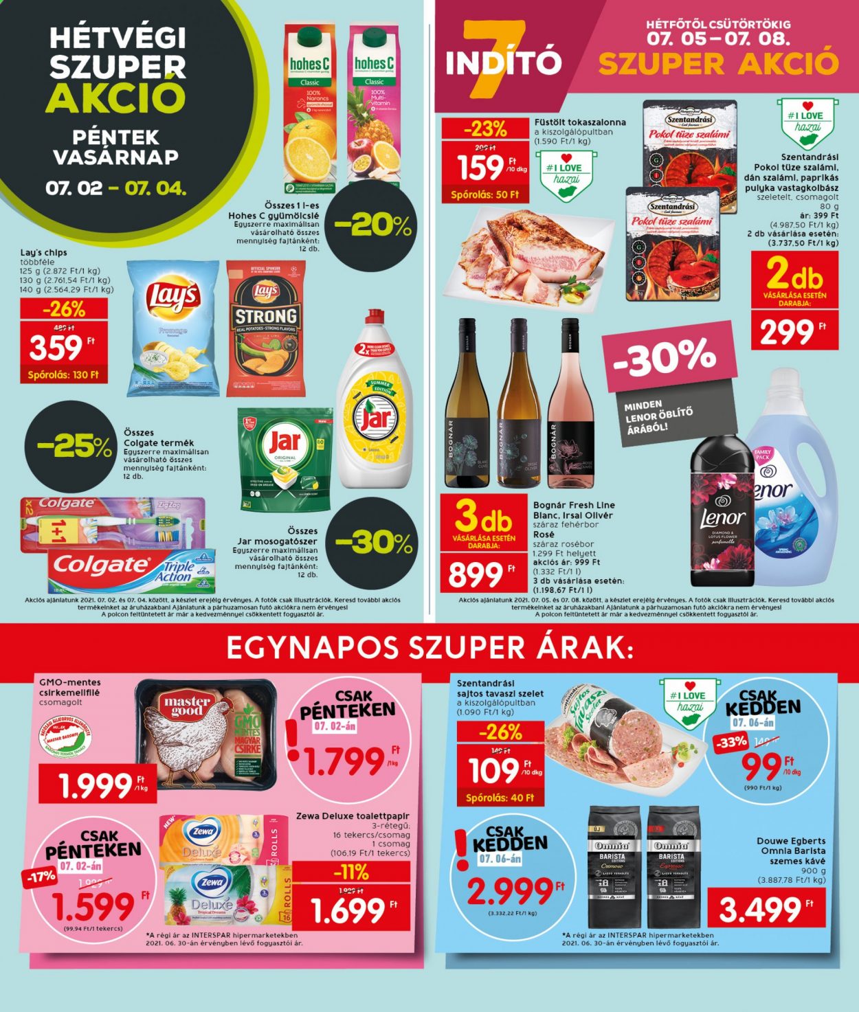 INTERSPAR akciós újságok - 2021.07.01 - 2021.07.07. Oldal 24