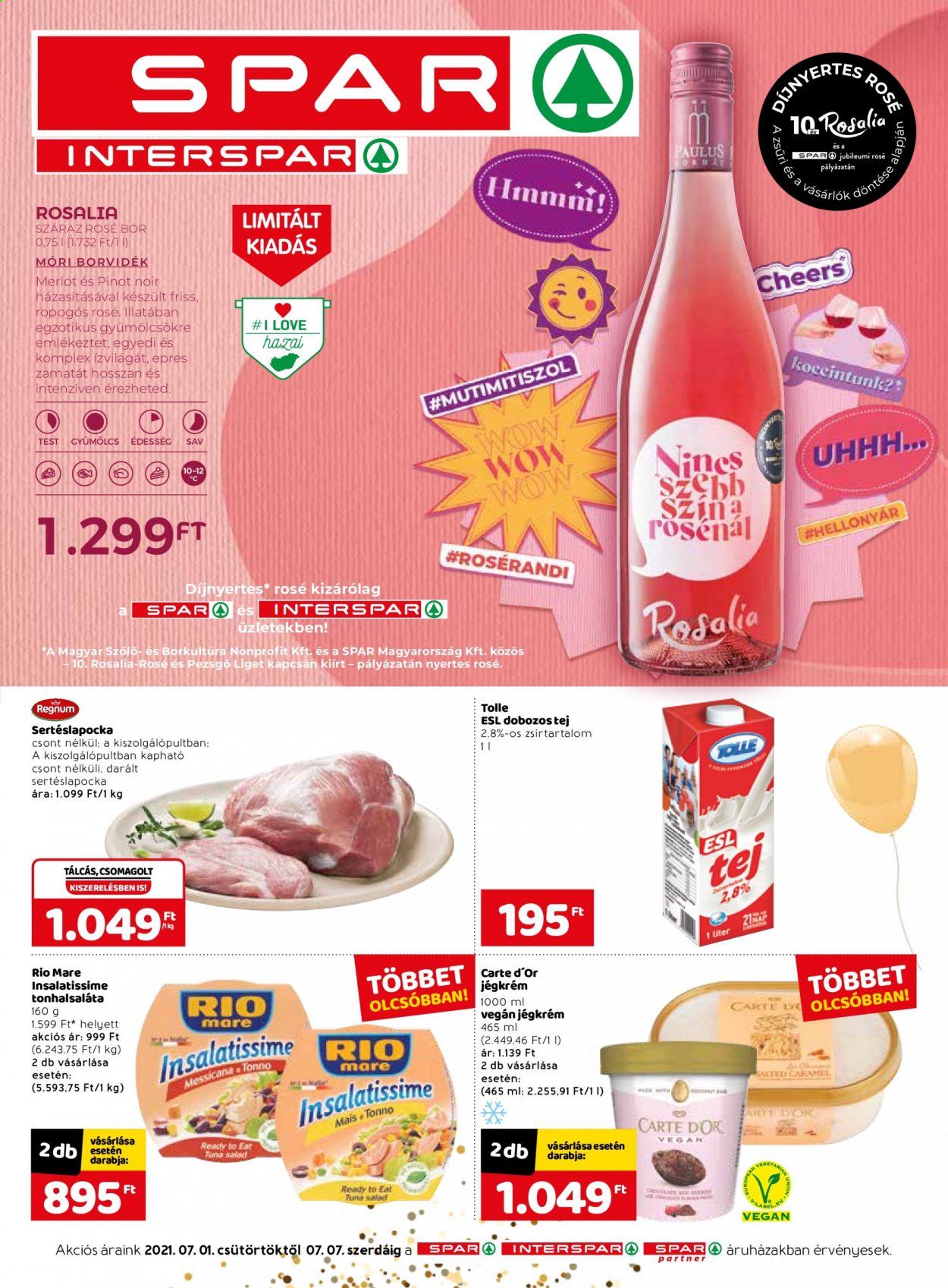 SPAR akciós újságok - 2021.07.01 - 2021.07.07. Oldal 1