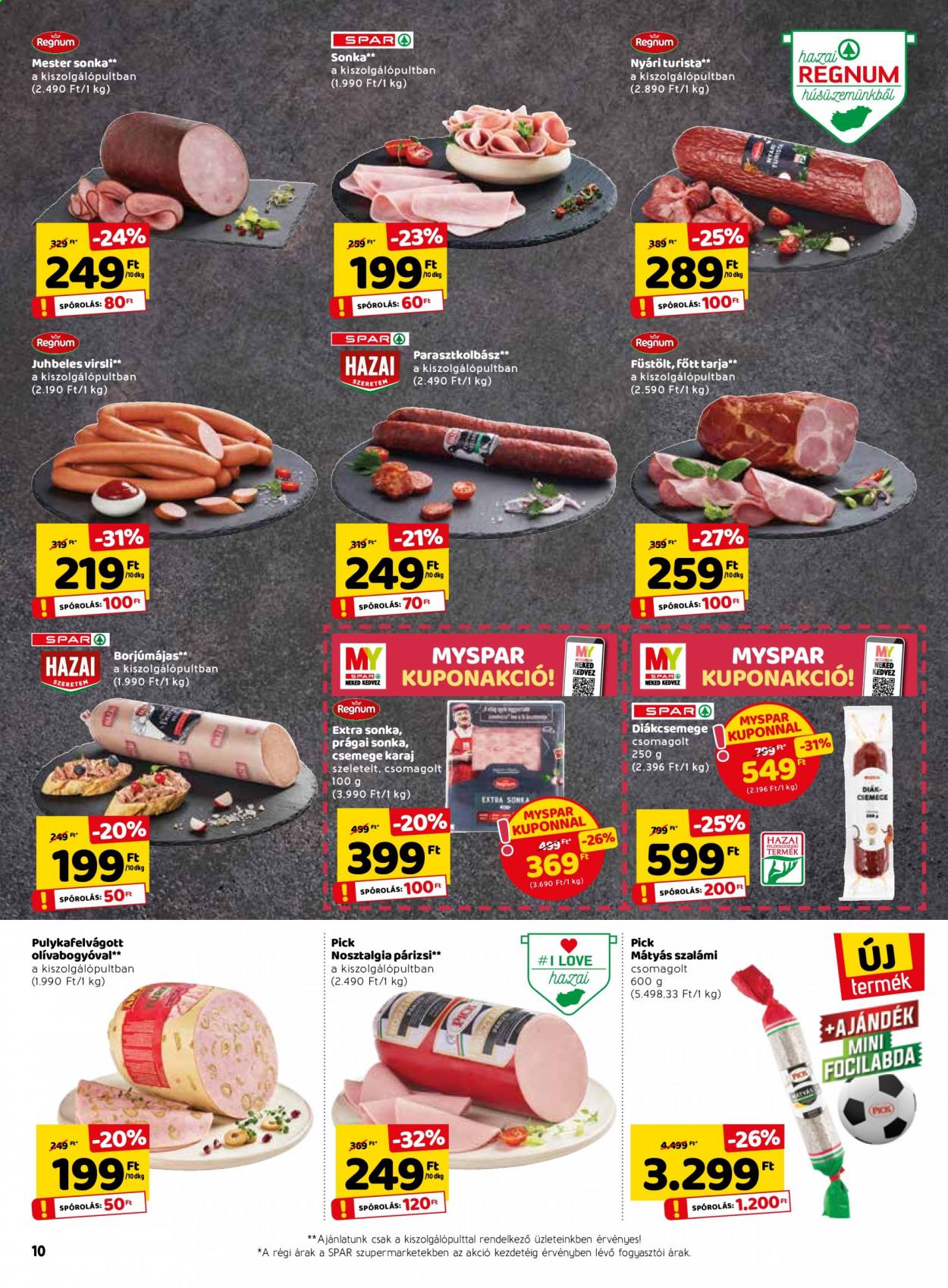 SPAR akciós újságok - 2021.07.01 - 2021.07.07. Oldal 10